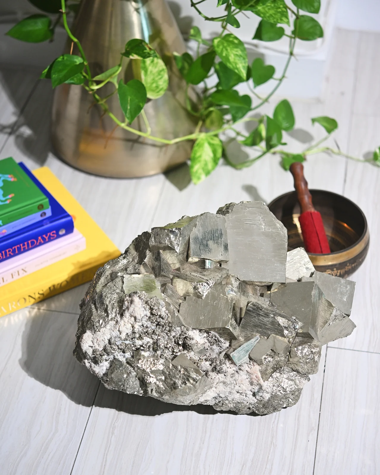 92lb Massive Pyrite Statement Cluster - Image 15