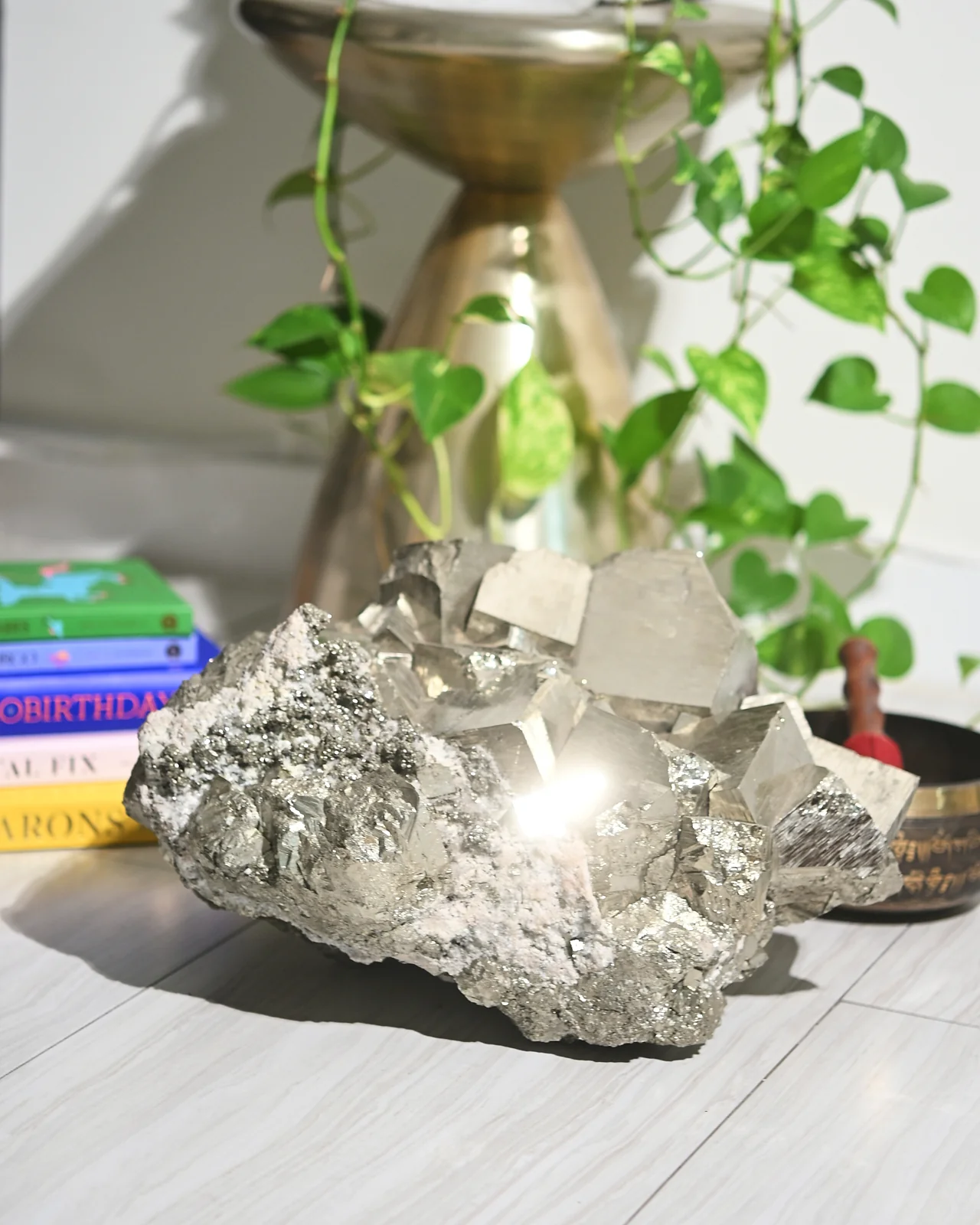 92lb Massive Pyrite Statement Cluster - Image 16