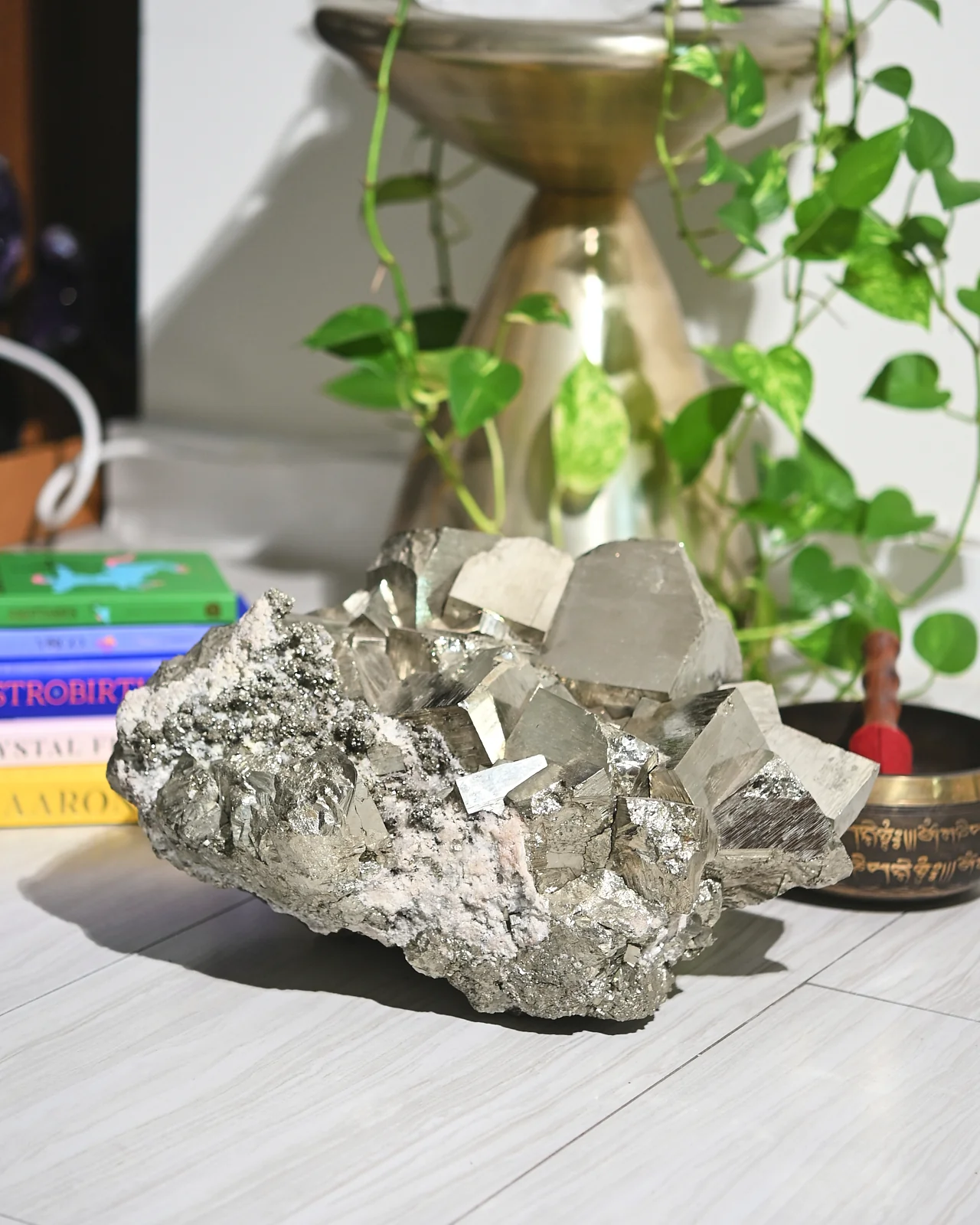 92lb Massive Pyrite Statement Cluster - Image 17