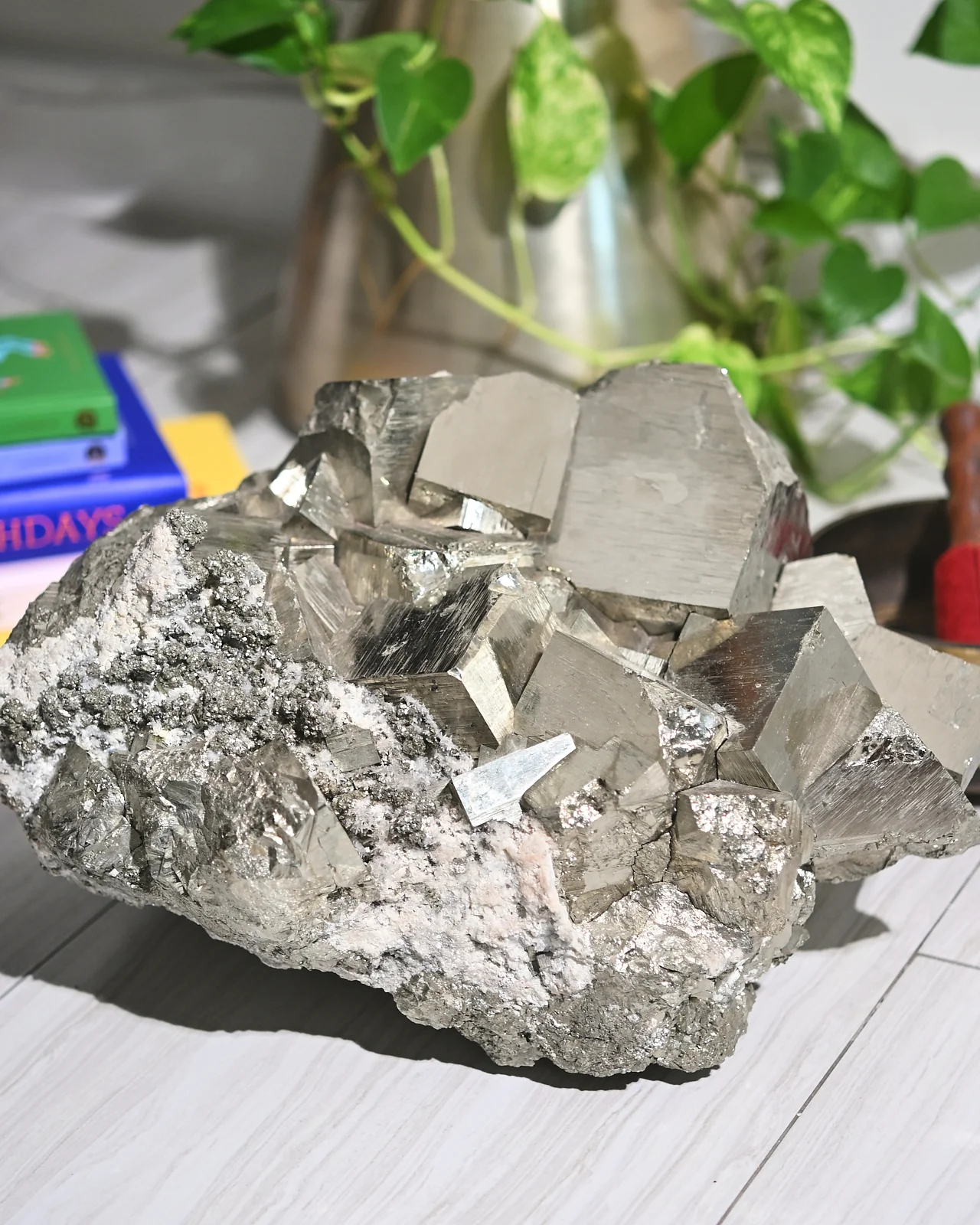 92lb Massive Pyrite Statement Cluster - Image 18