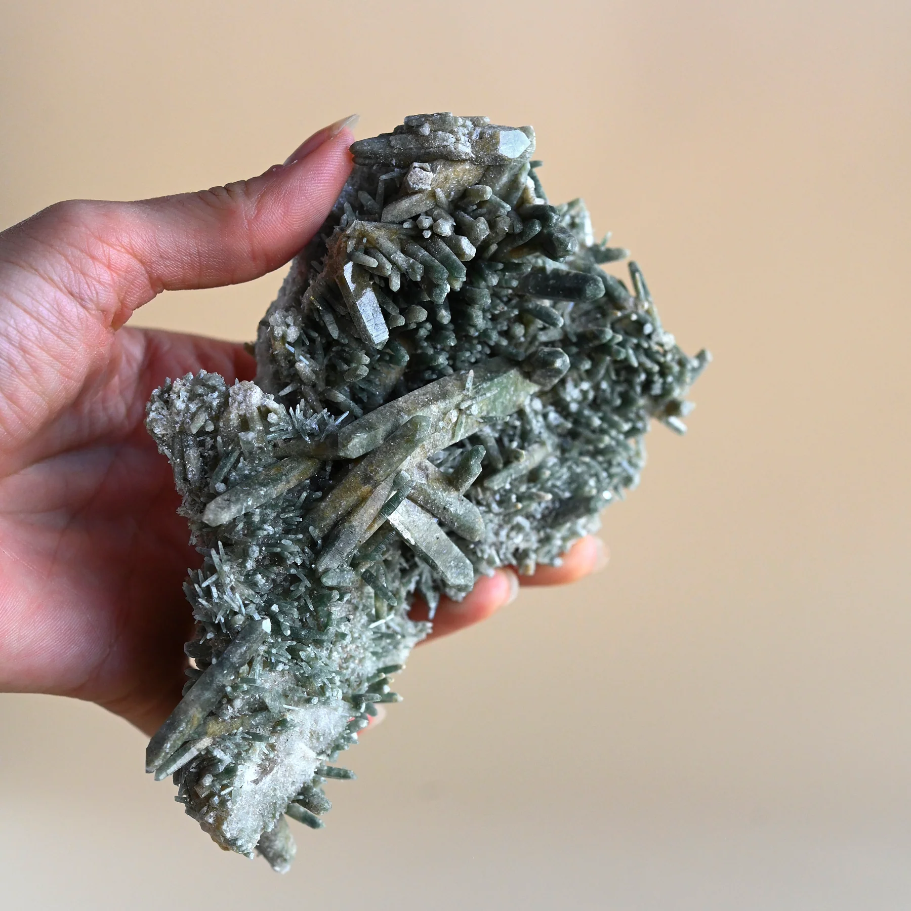 AA Green Chlorite Himalayan Cluster 5 Inch - Image 10