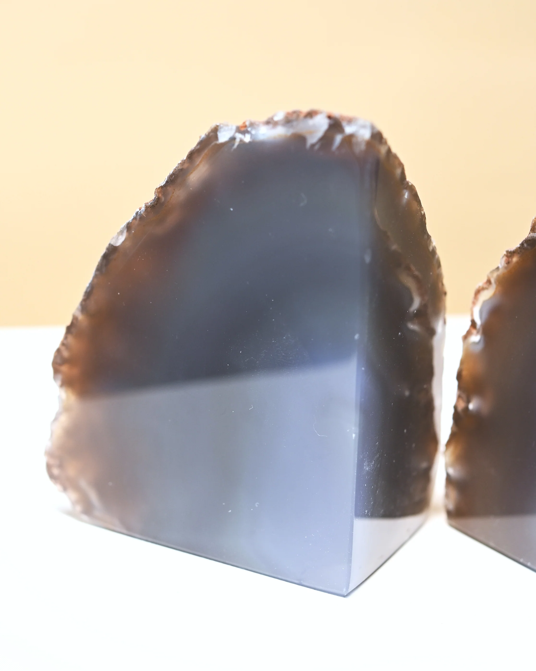 Blue Agate Bookend Set - Image 2