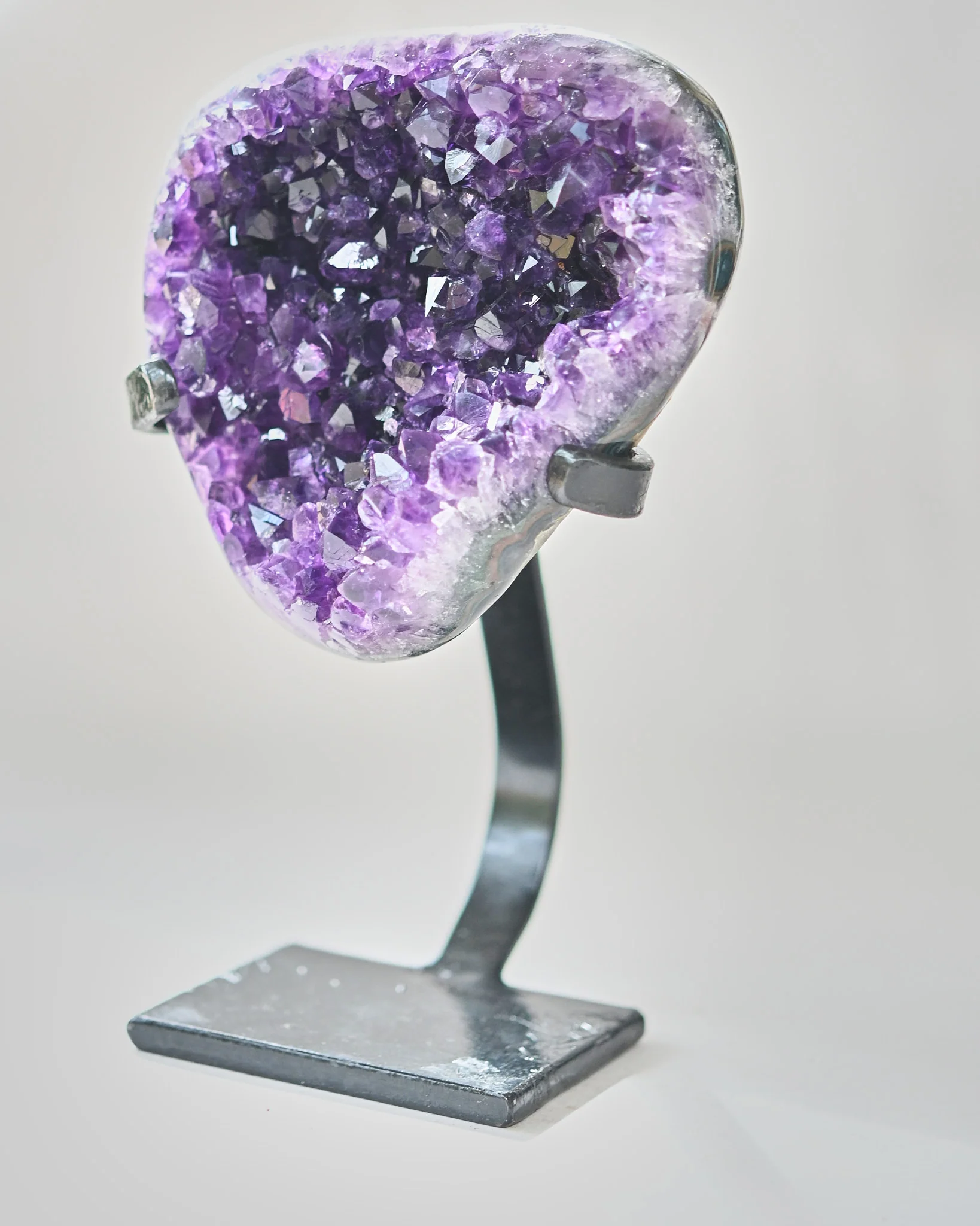 Amethyst Crystal Geode on Stand 3.8lbs - Image 9