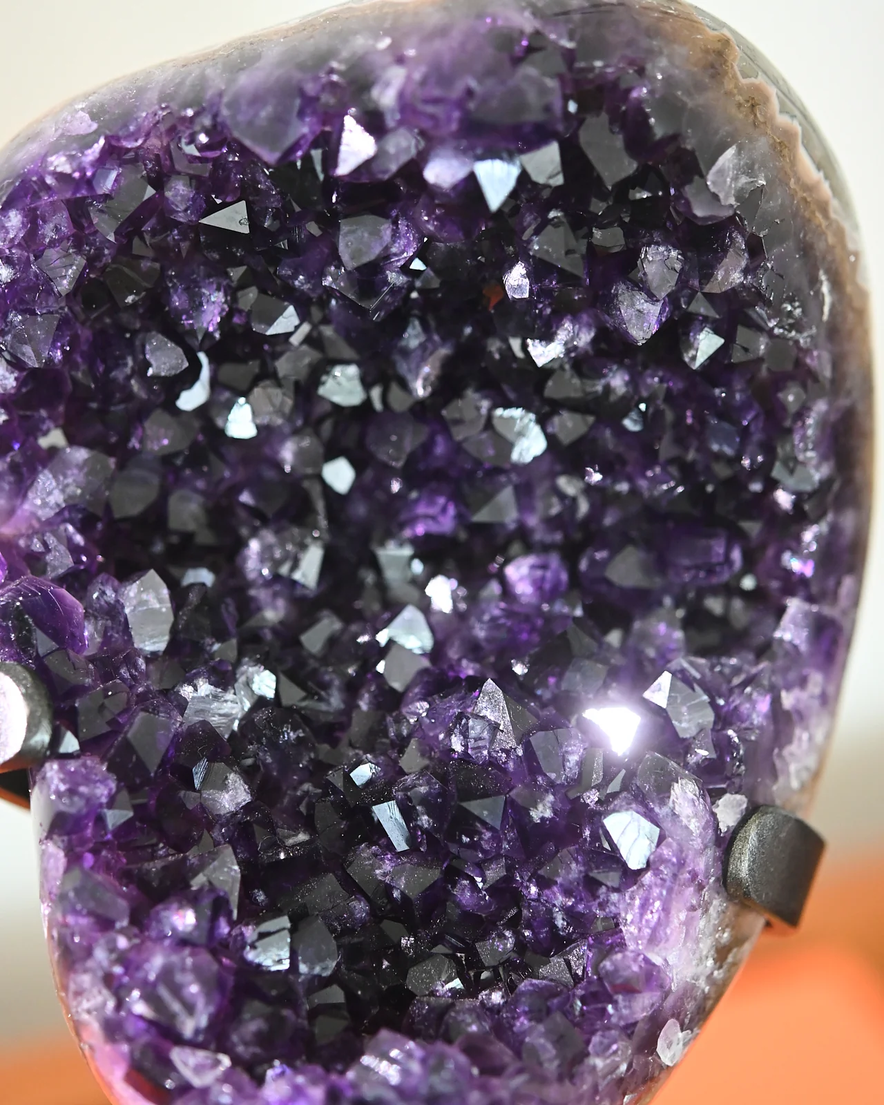 Amethyst Crystal Geode on Stand 3.9lbs - Image 7