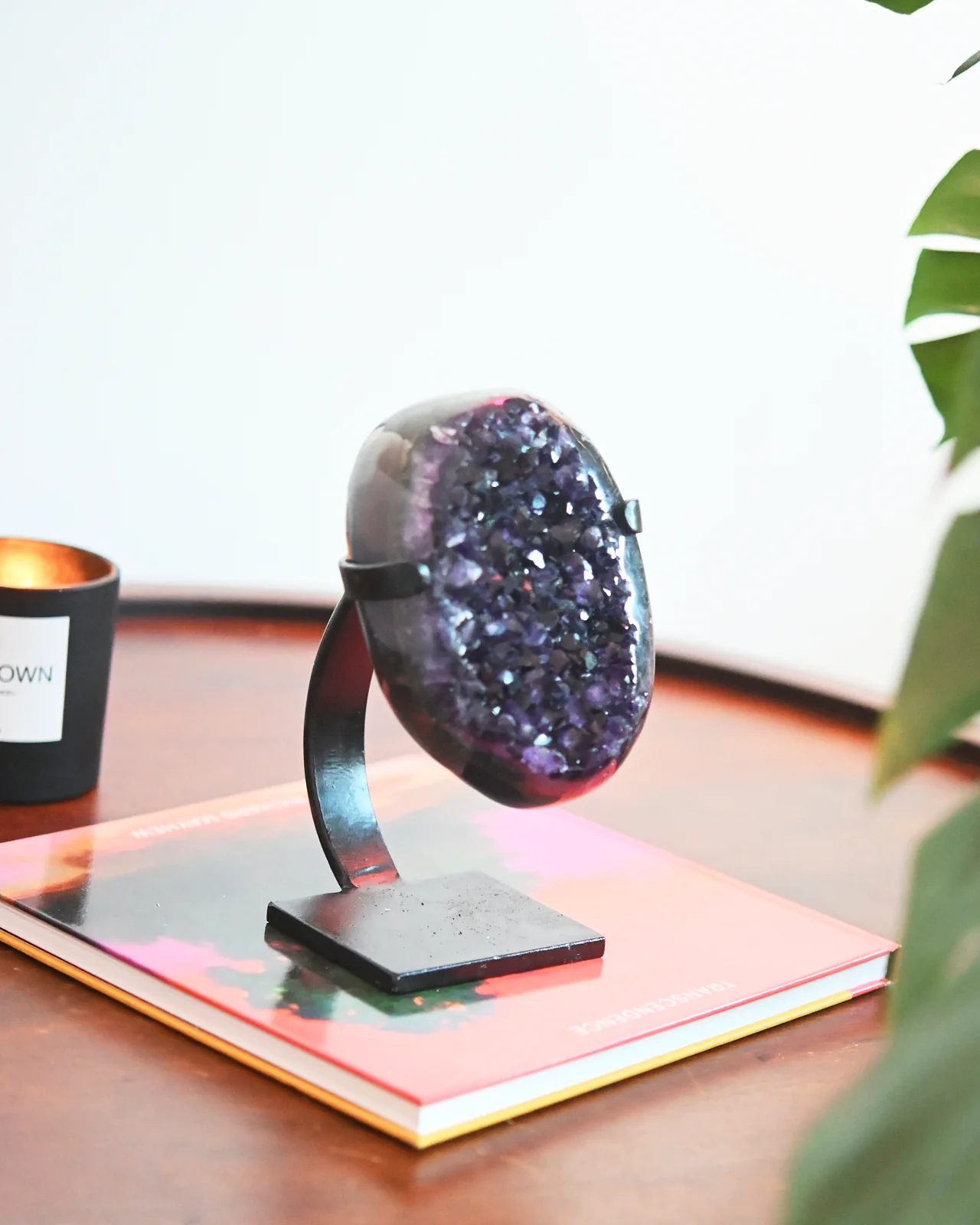 Amethyst Crystal Geode on Stand 4.6lbs - Image 2