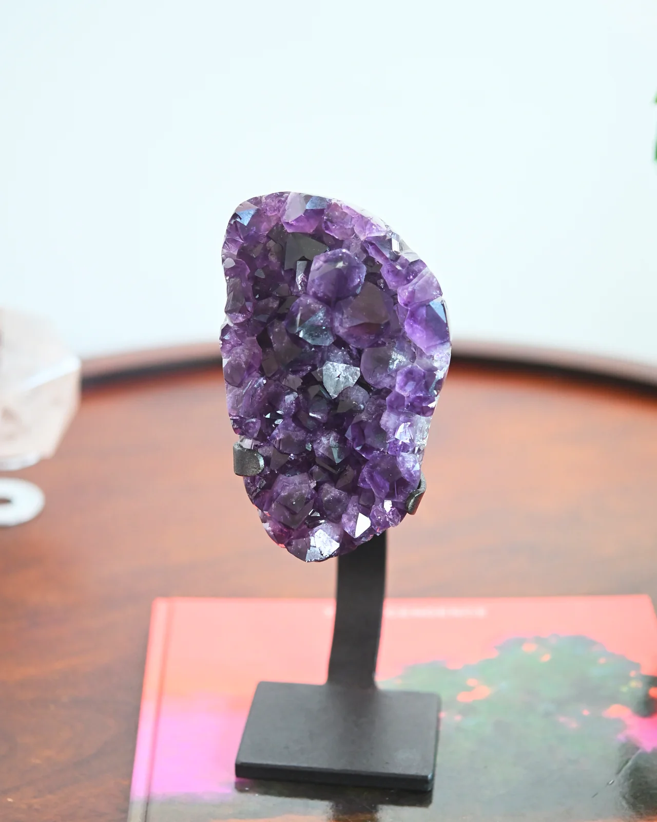 Amethyst Crystal Geode on Stand 4.7lbs - Image 4