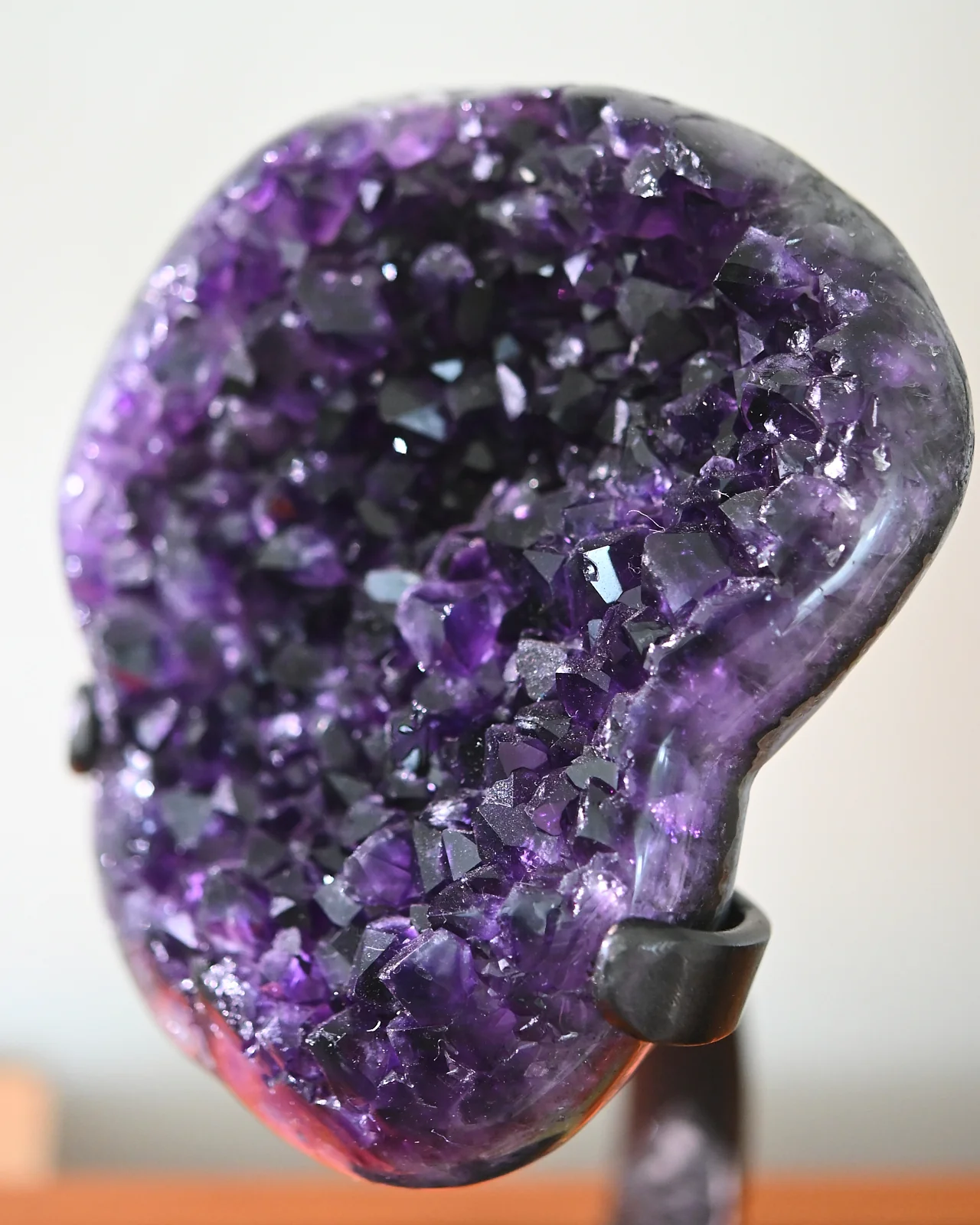 Amethyst Crystal Geode on Stand 5.5lbs - Image 4