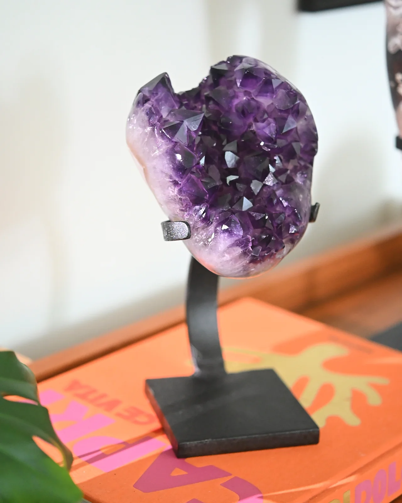 Amethyst Crystal Geode on Stand 6.4lbs - Image 7