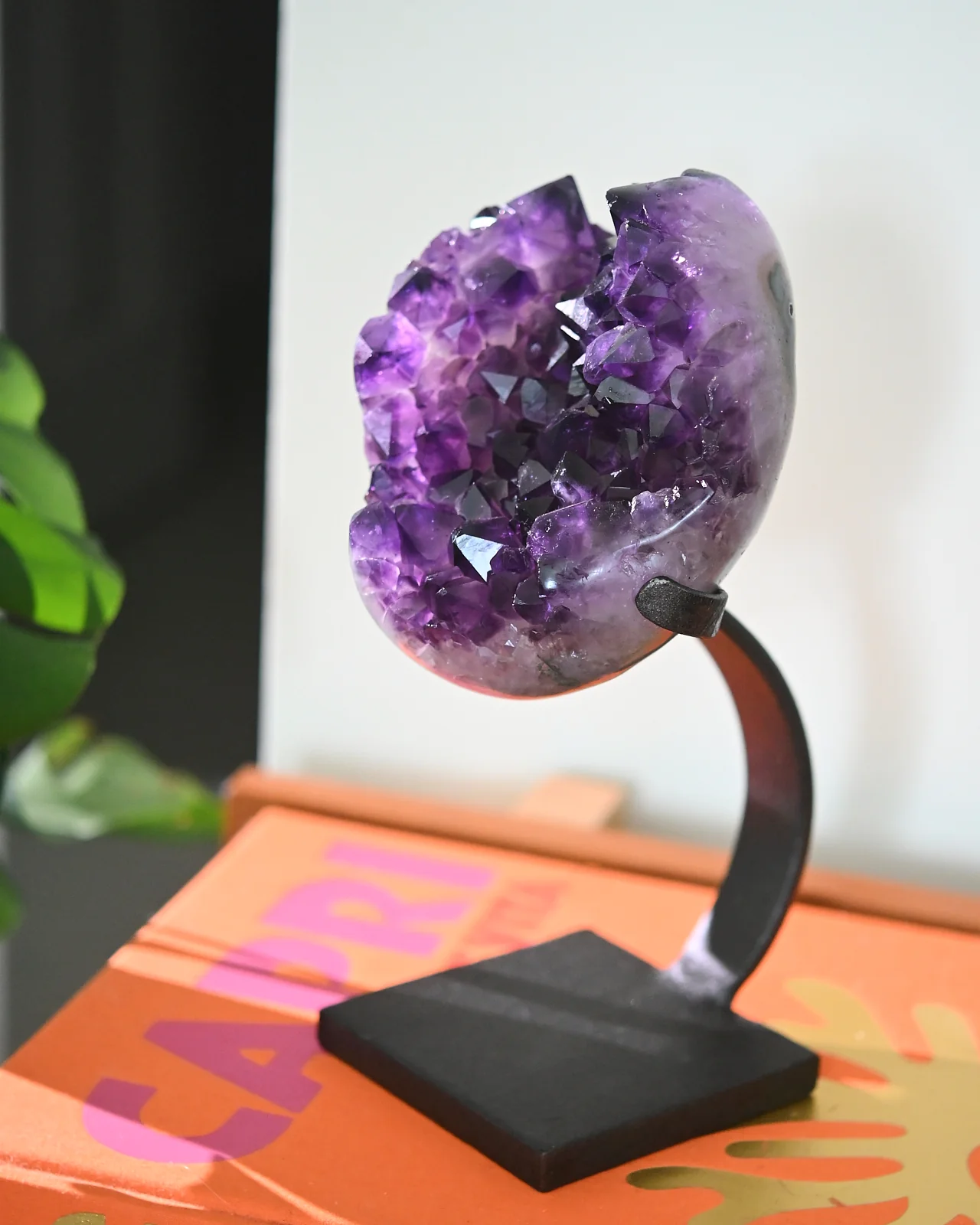 Amethyst Crystal Geode on Stand 6.4lbs - Image 8