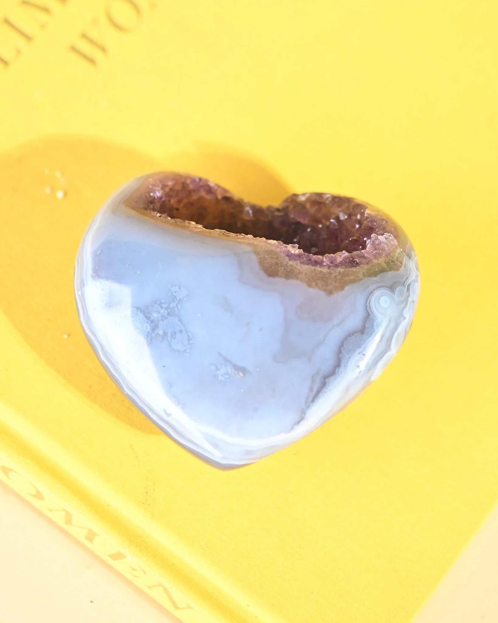 Amethyst Geode Heart - Image 2