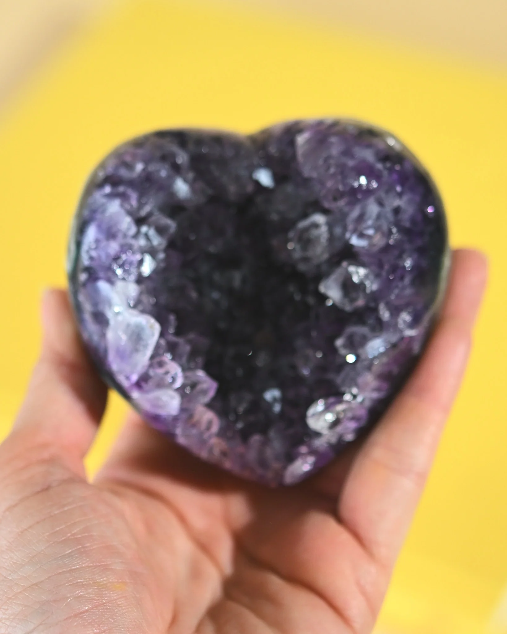 Amethyst Geode Heart - Image 3