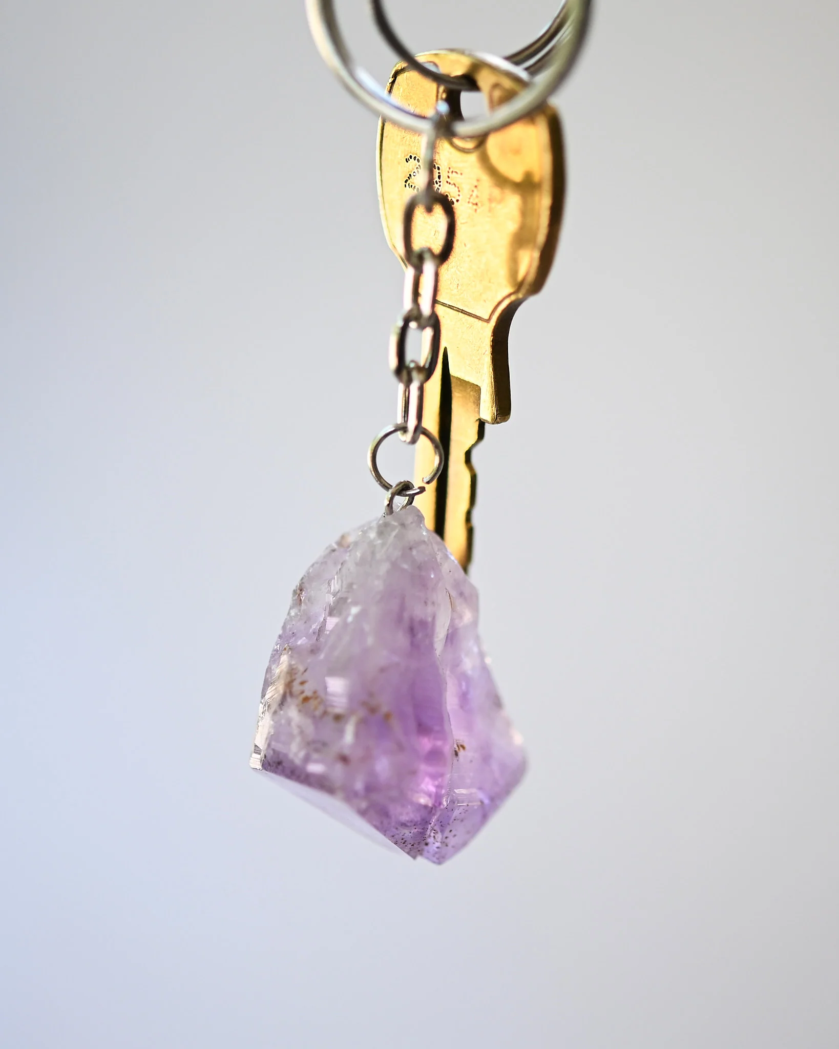 Amethyst Keychain - Protect + Calm - Image 4