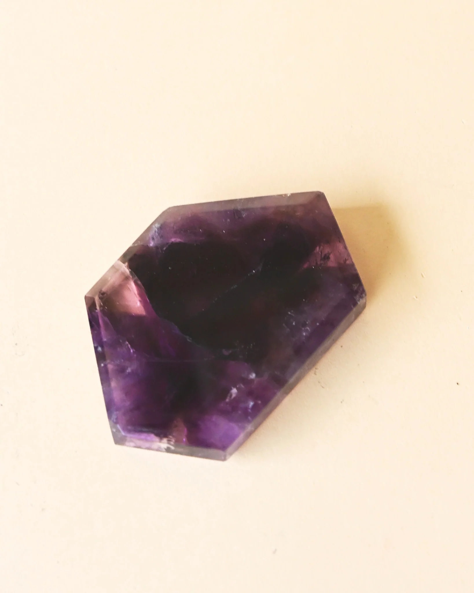 Rare Trapiche Amethyst Slice - Image 4