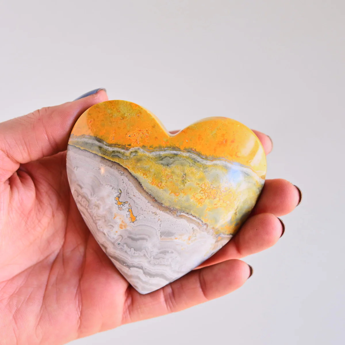 Bumblebee Jasper Heart - Image 4