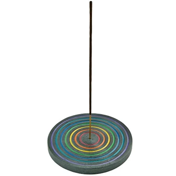 Chakra Ring Soapstone Incense Burner - Image 3