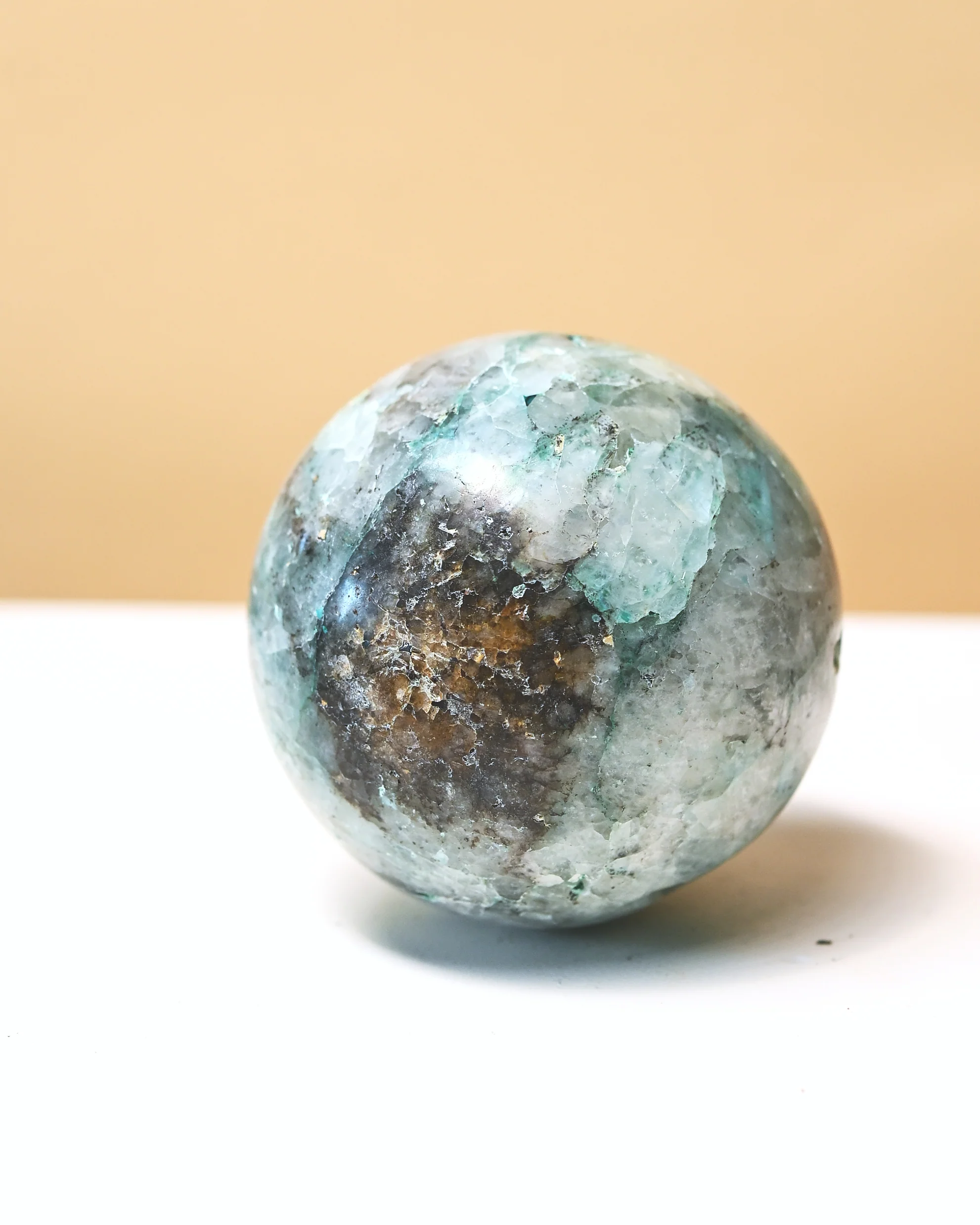 Chrysocolla Sphere 2.1lbs - Image 2