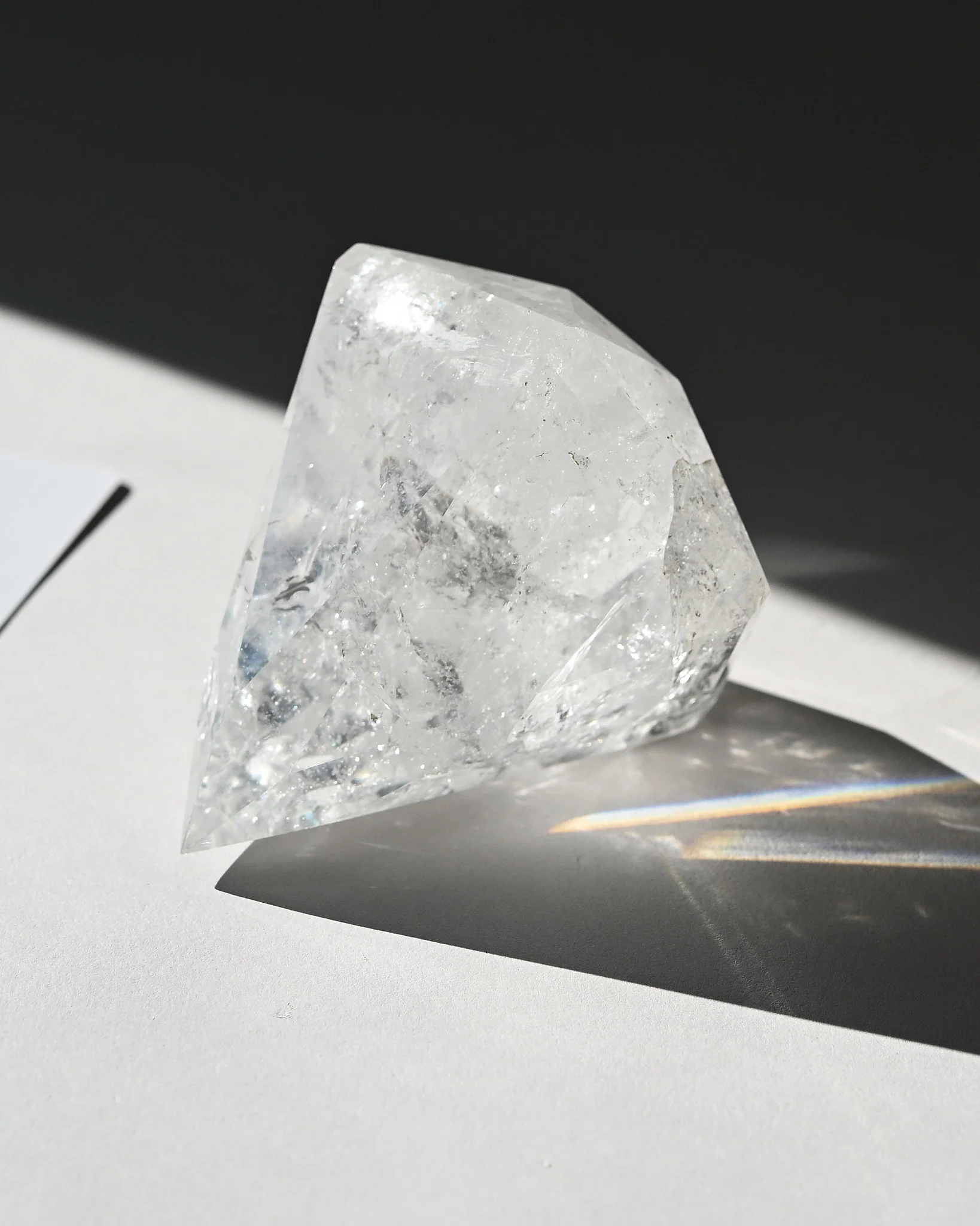 Clear Quartz Diamond - Image 3