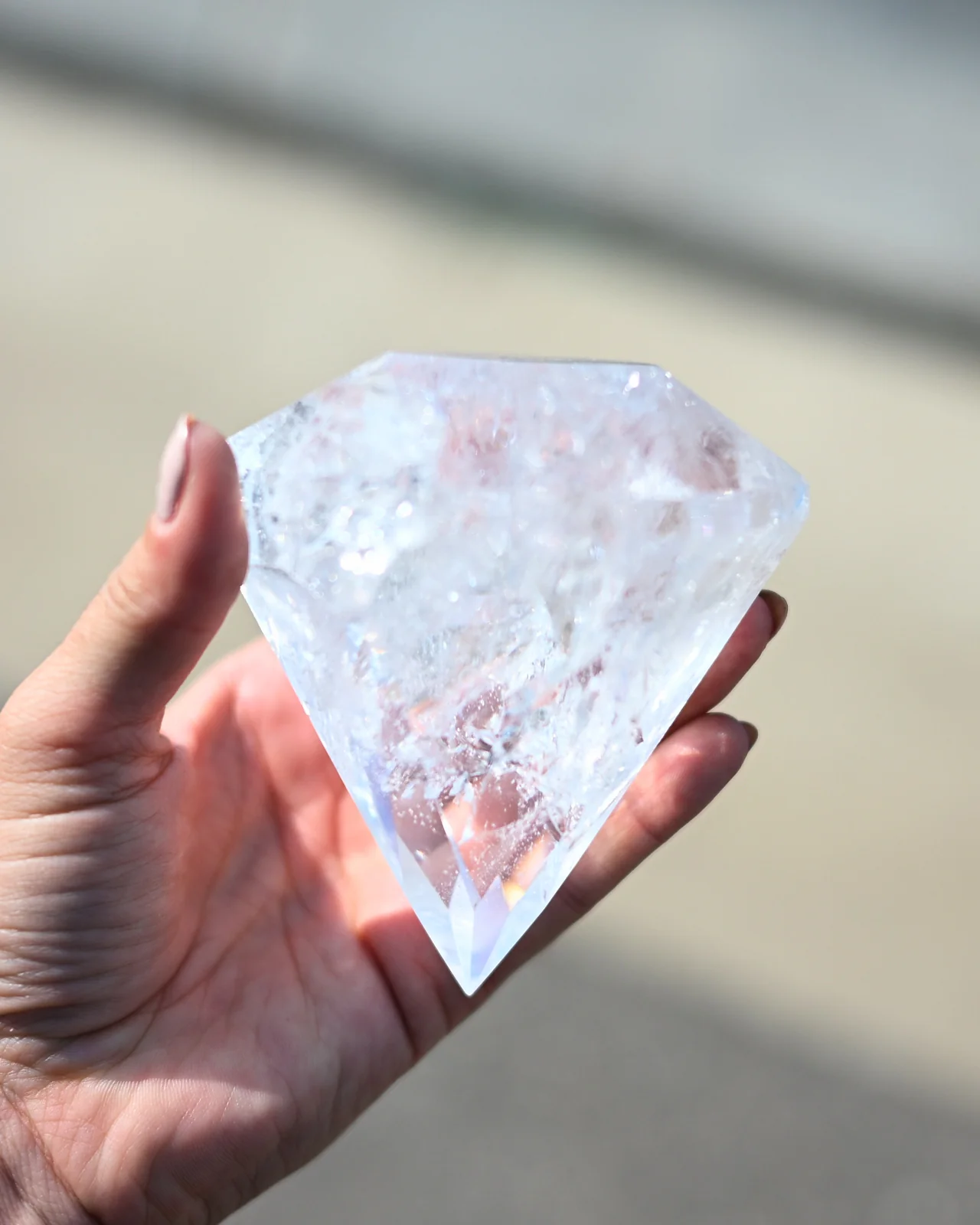Clear Quartz Diamond - Image 6