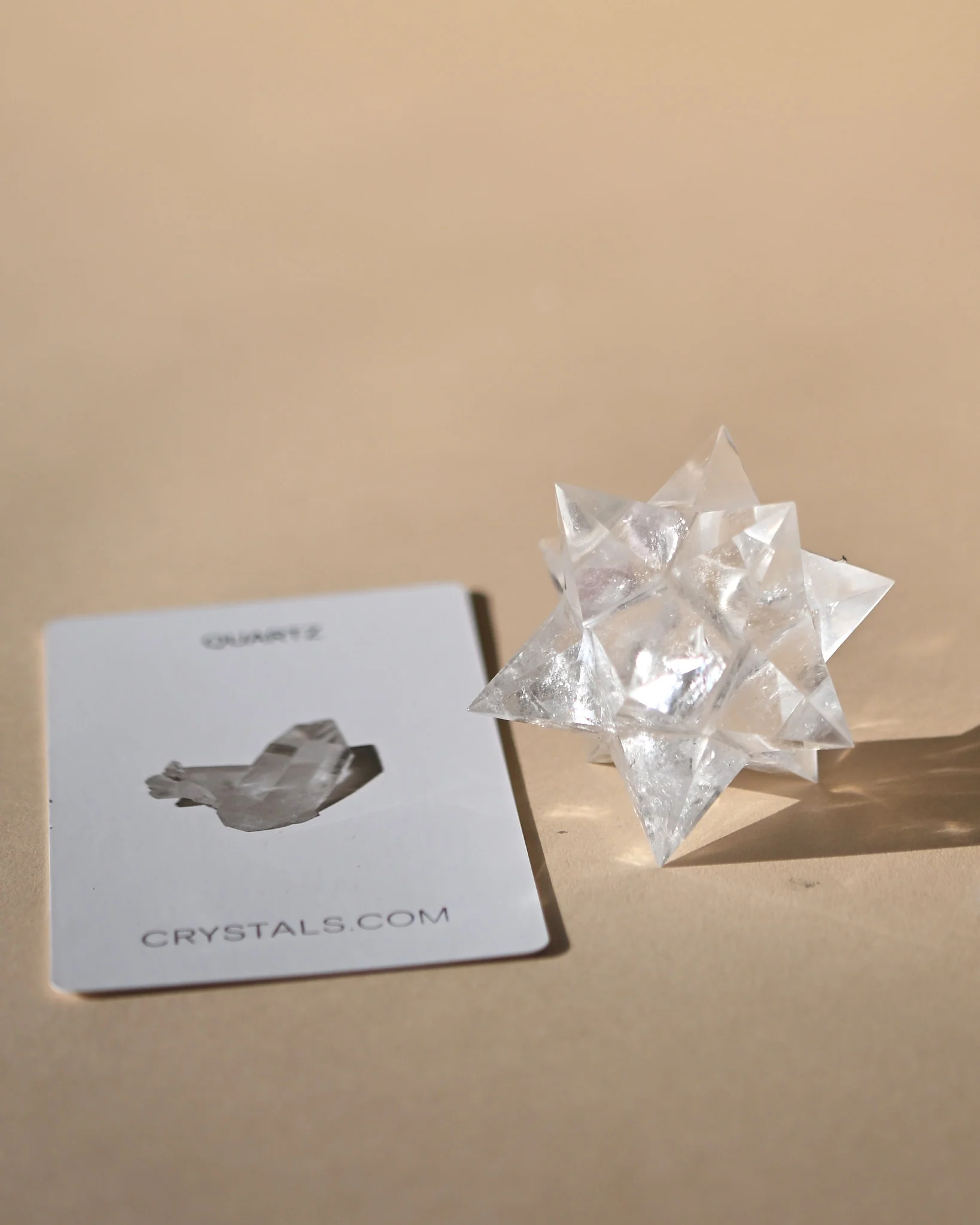 Clear Quartz Merkaba Star - Image 4