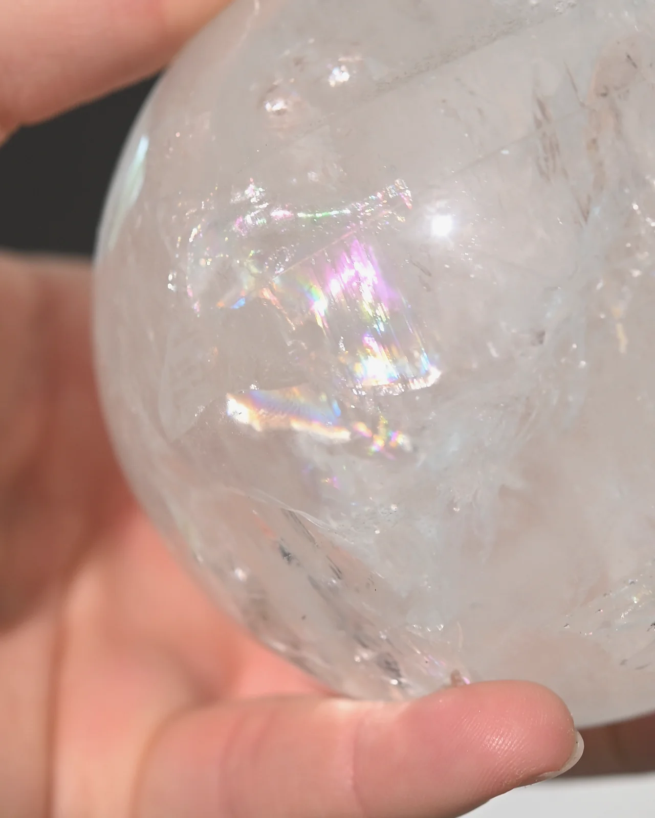 Clear Quartz Sphere 2lbs - Image 3