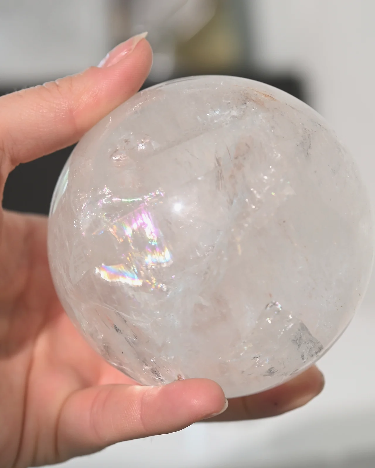 Clear Quartz Sphere 2lbs - Image 7