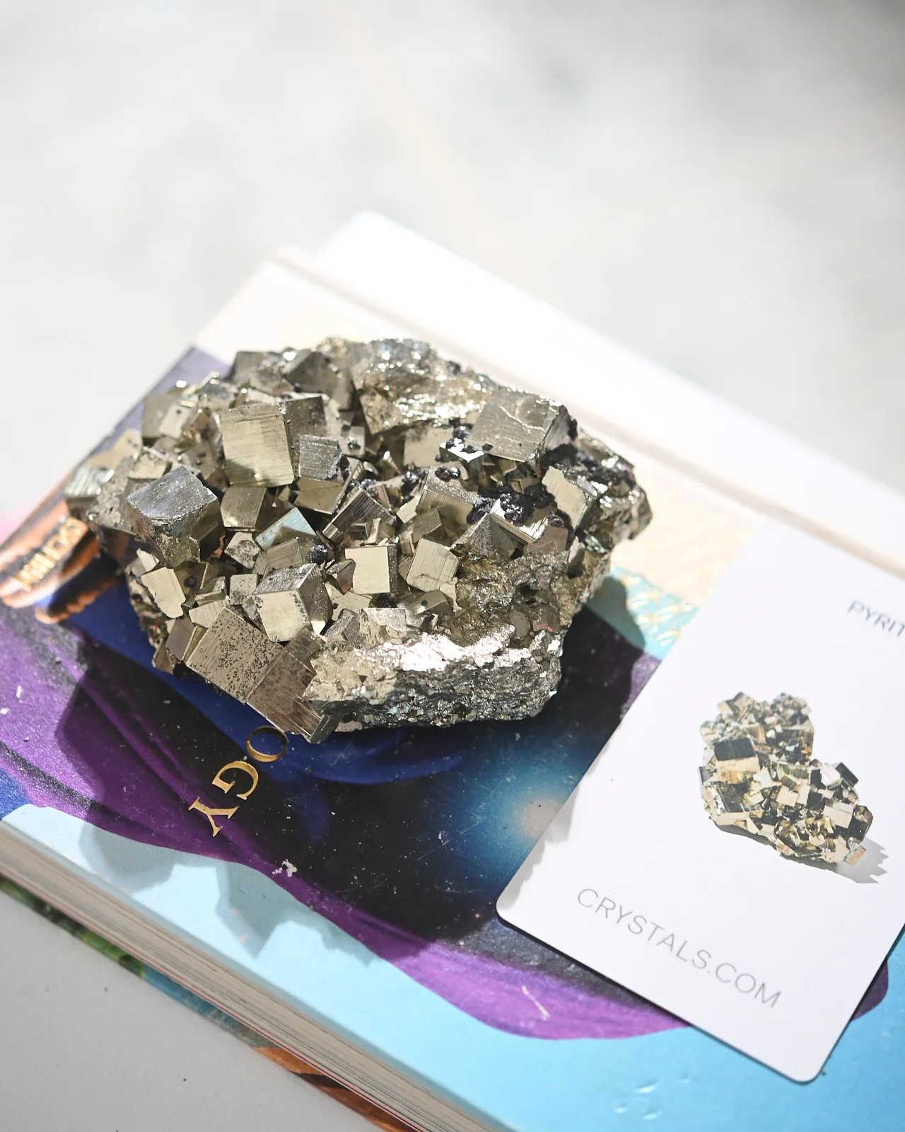 Cubic Pyrite Cluster 2.8lbs - Image 3