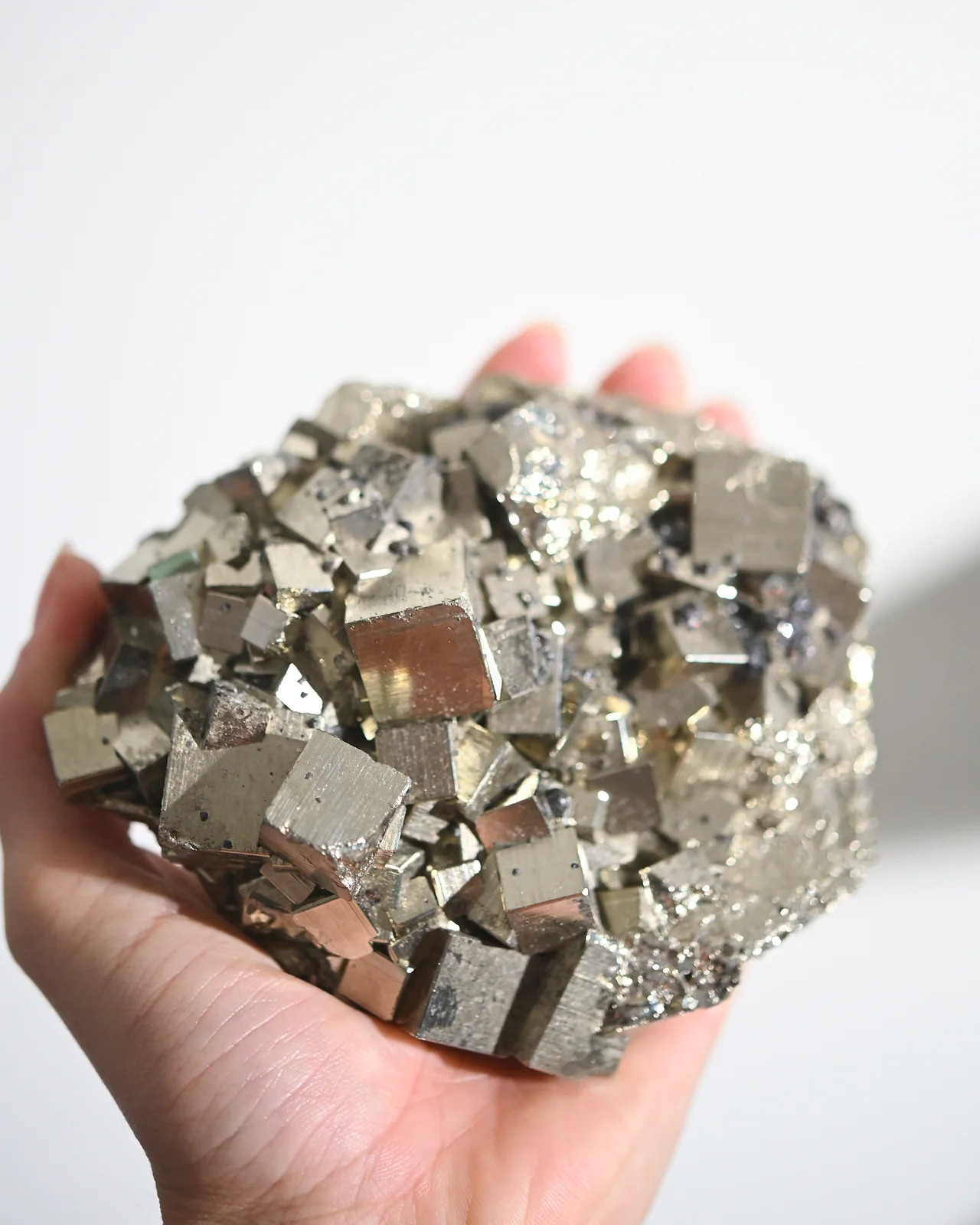 Cubic Pyrite Cluster 2.8lbs - Image 4