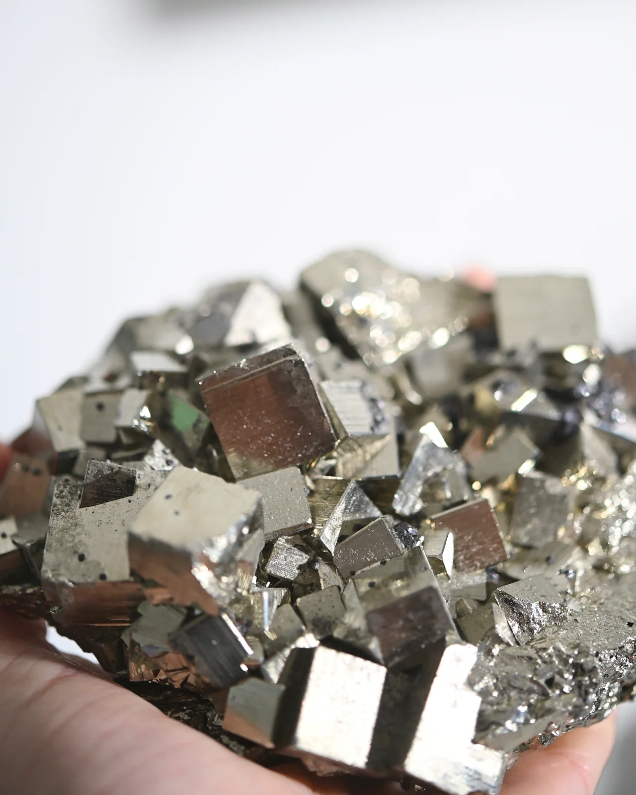 Cubic Pyrite Cluster 2.8lbs - Image 5