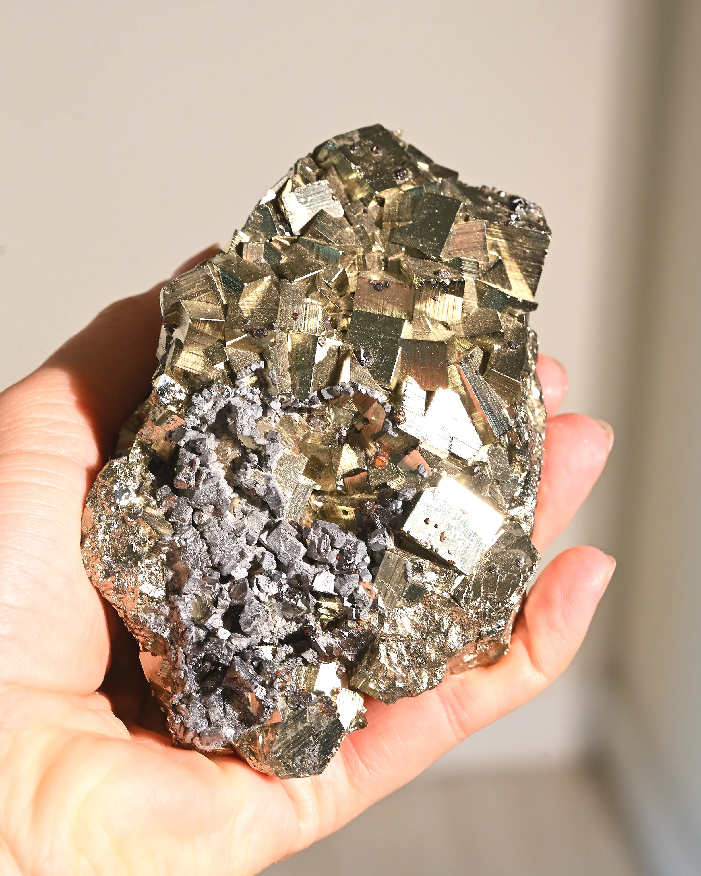 Cubic Pyrite w Sphalerite 1.8lbs - Image 5