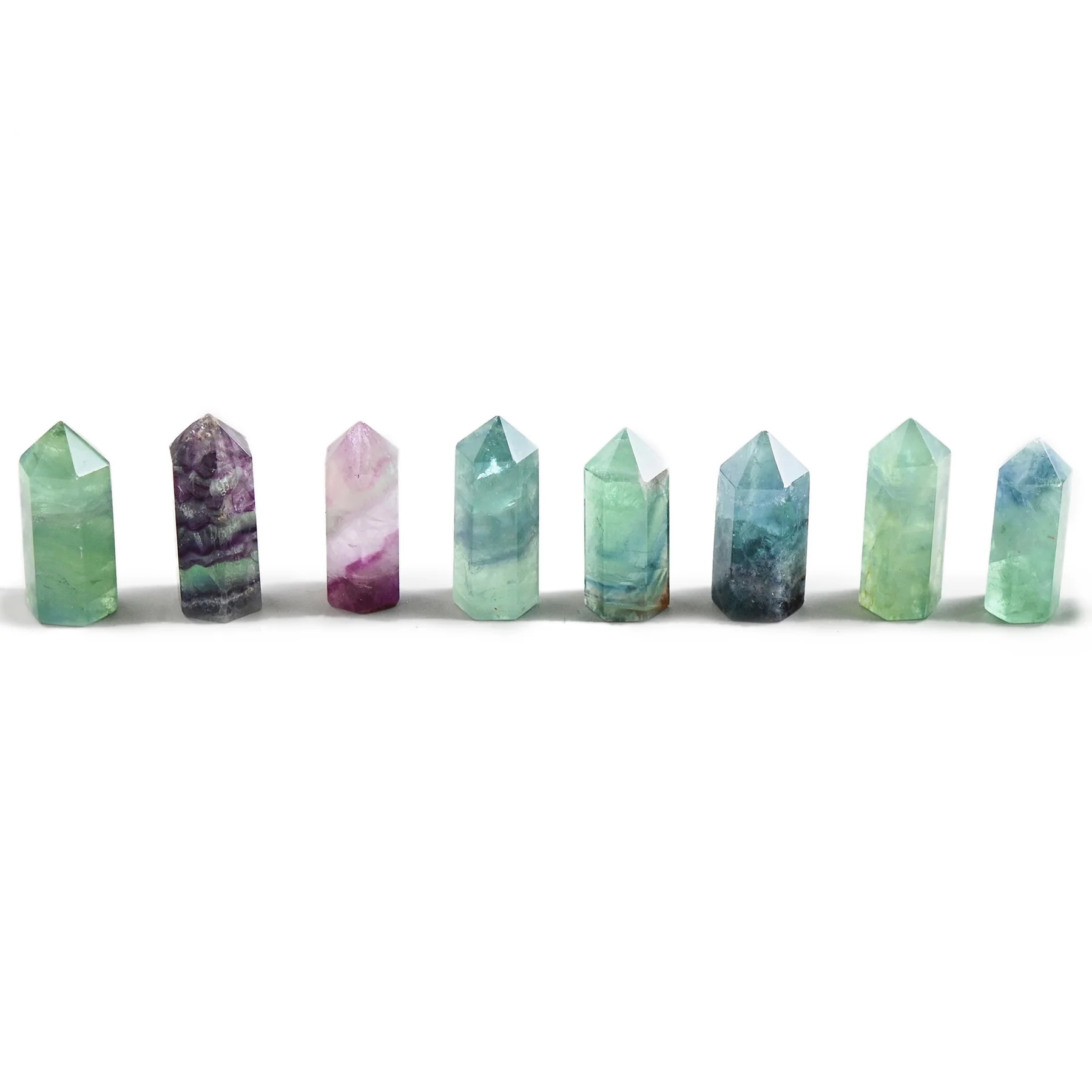 Rainbow Fluorite point small AA - Image 3
