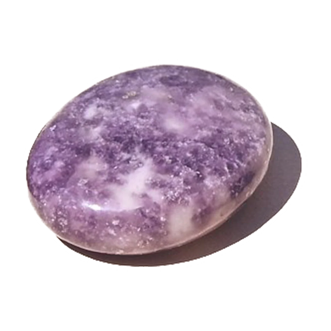 Lepidolite Palm Stone - Image 3