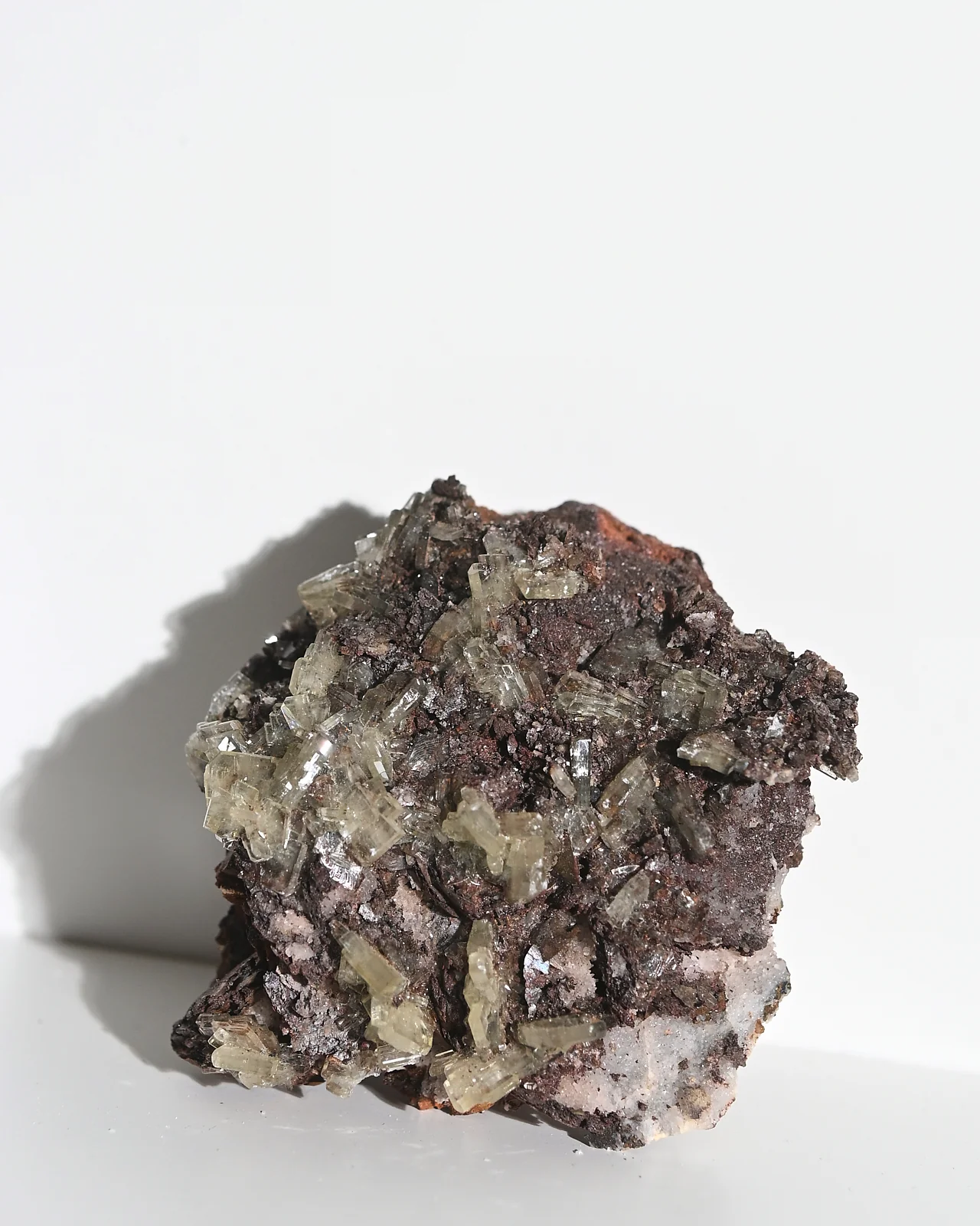 Moroccan Crystalline Barite with Garnet - Image 3
