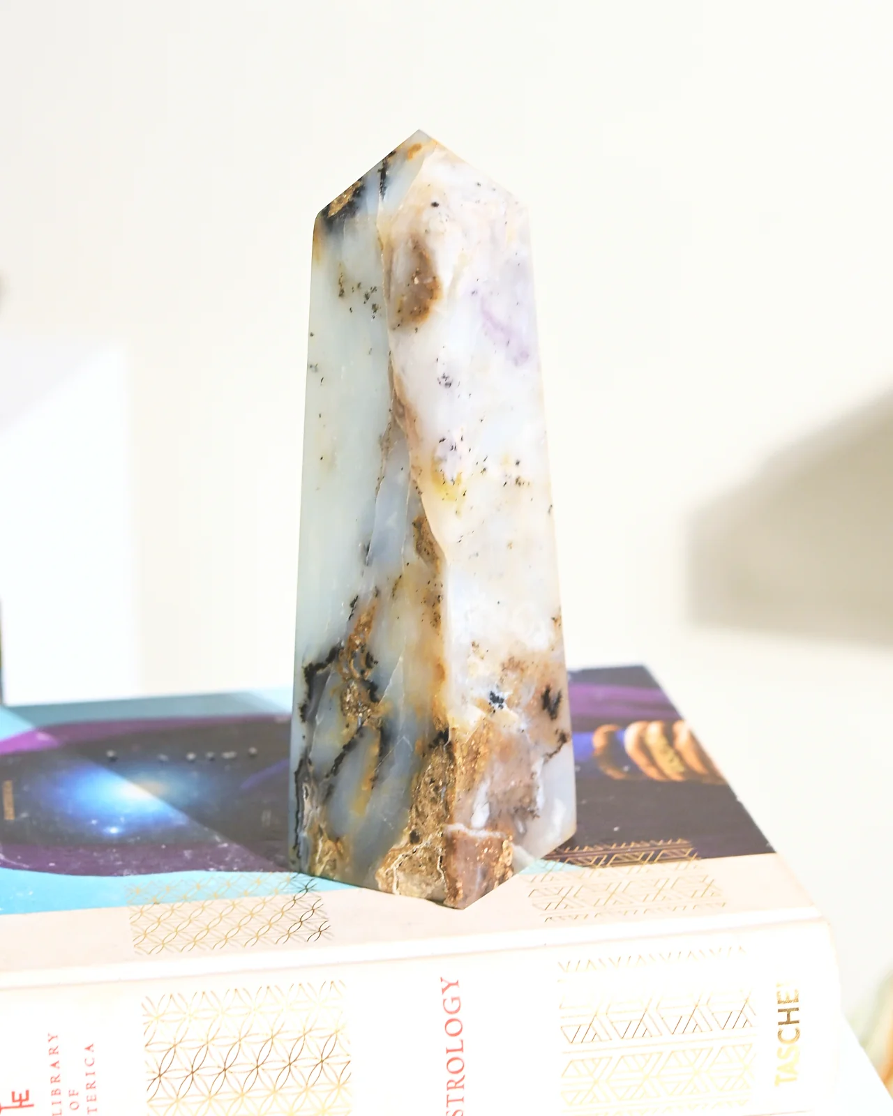 Peruvian Blue Opal Tower 7in - Image 4