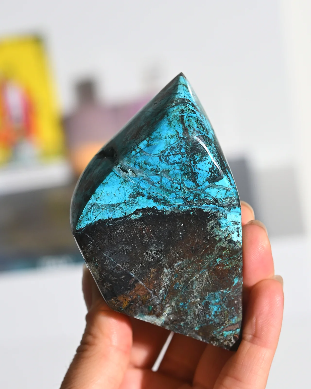 Peruvian Chrysocolla Freeform - Image 9