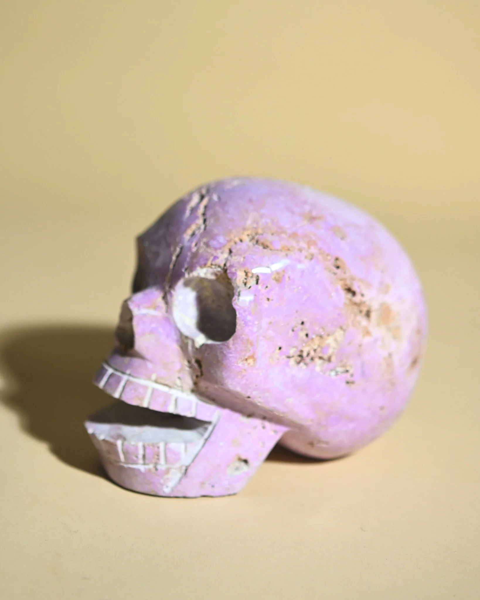 Phosphosiderite Skull  3.7lbs – Peru - Image 5