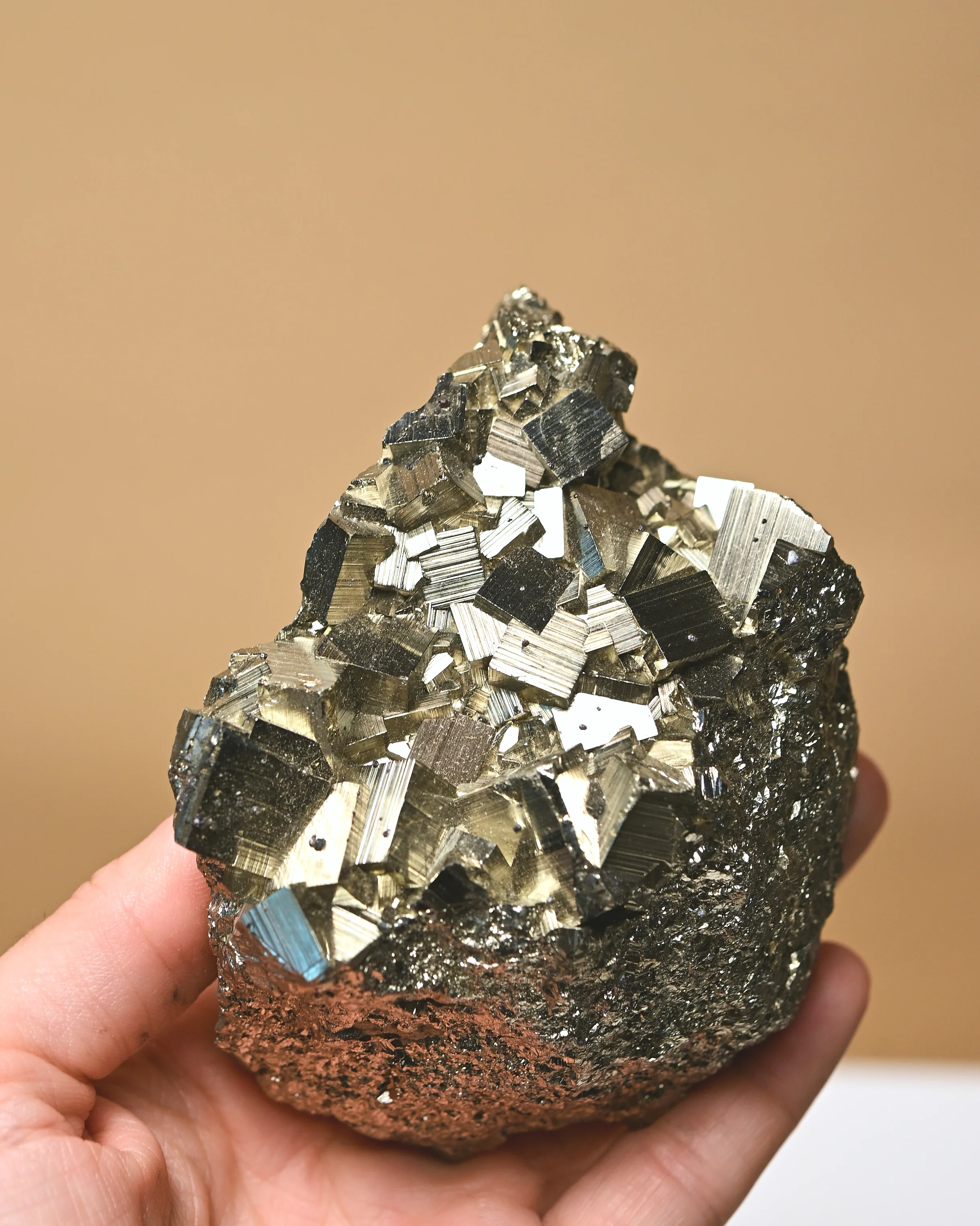 Pyrite Cubic Cluster 2.1lbs - Image 5