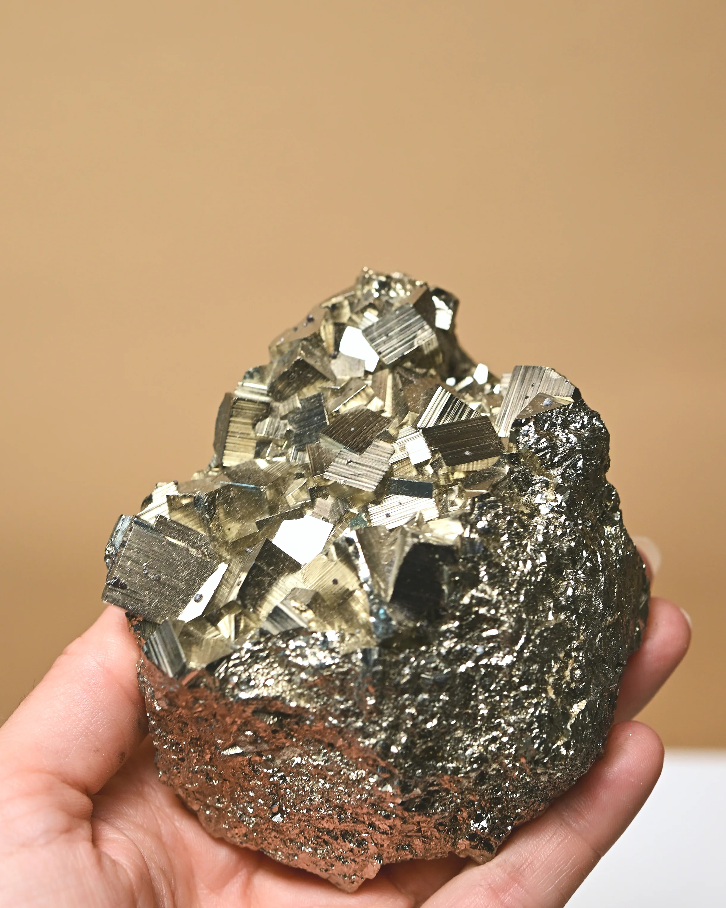 Pyrite Cubic Cluster 2.1lbs - Image 6