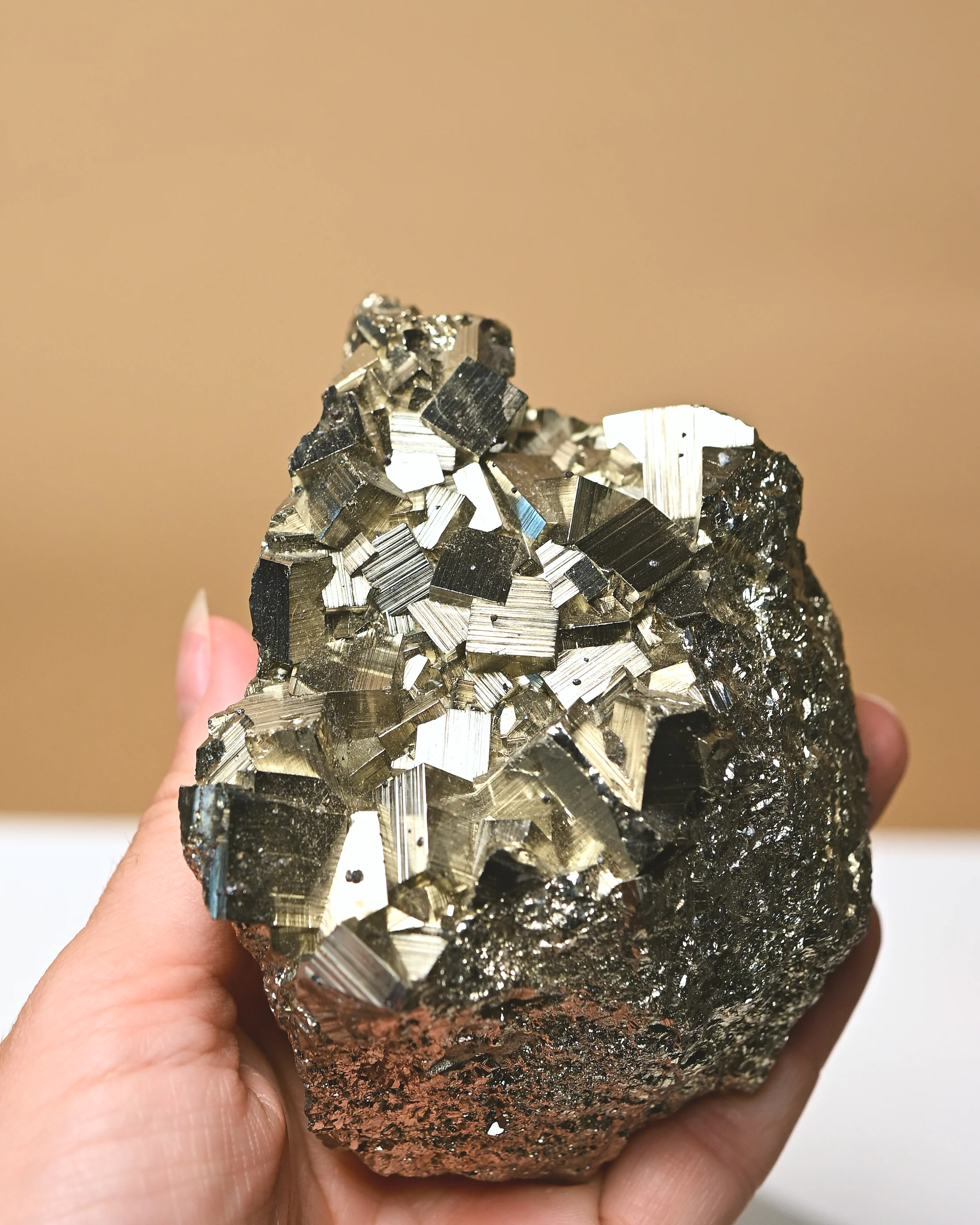 Pyrite Cubic Cluster 2.1lbs - Image 7