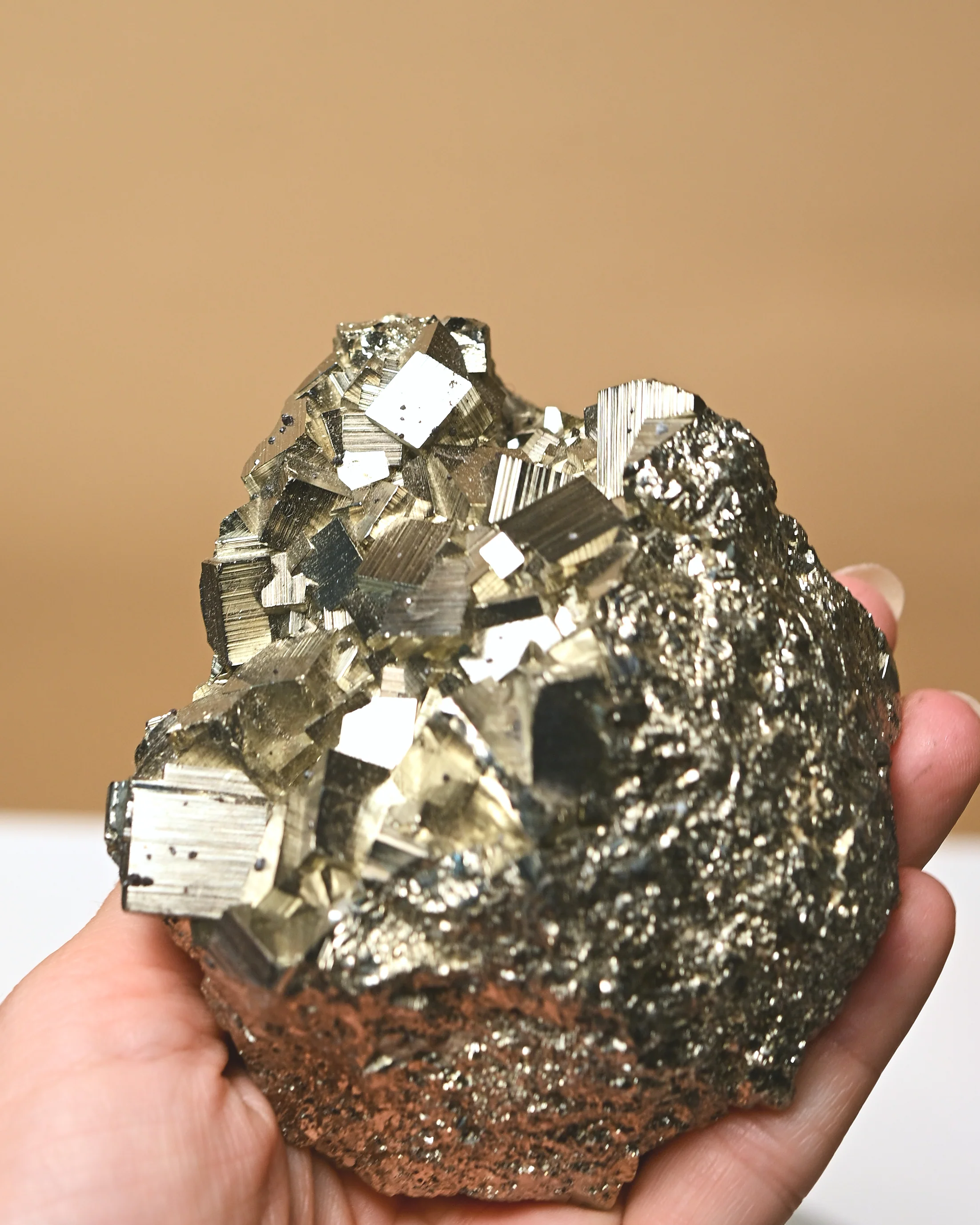 Pyrite Cubic Cluster 2.1lbs - Image 8