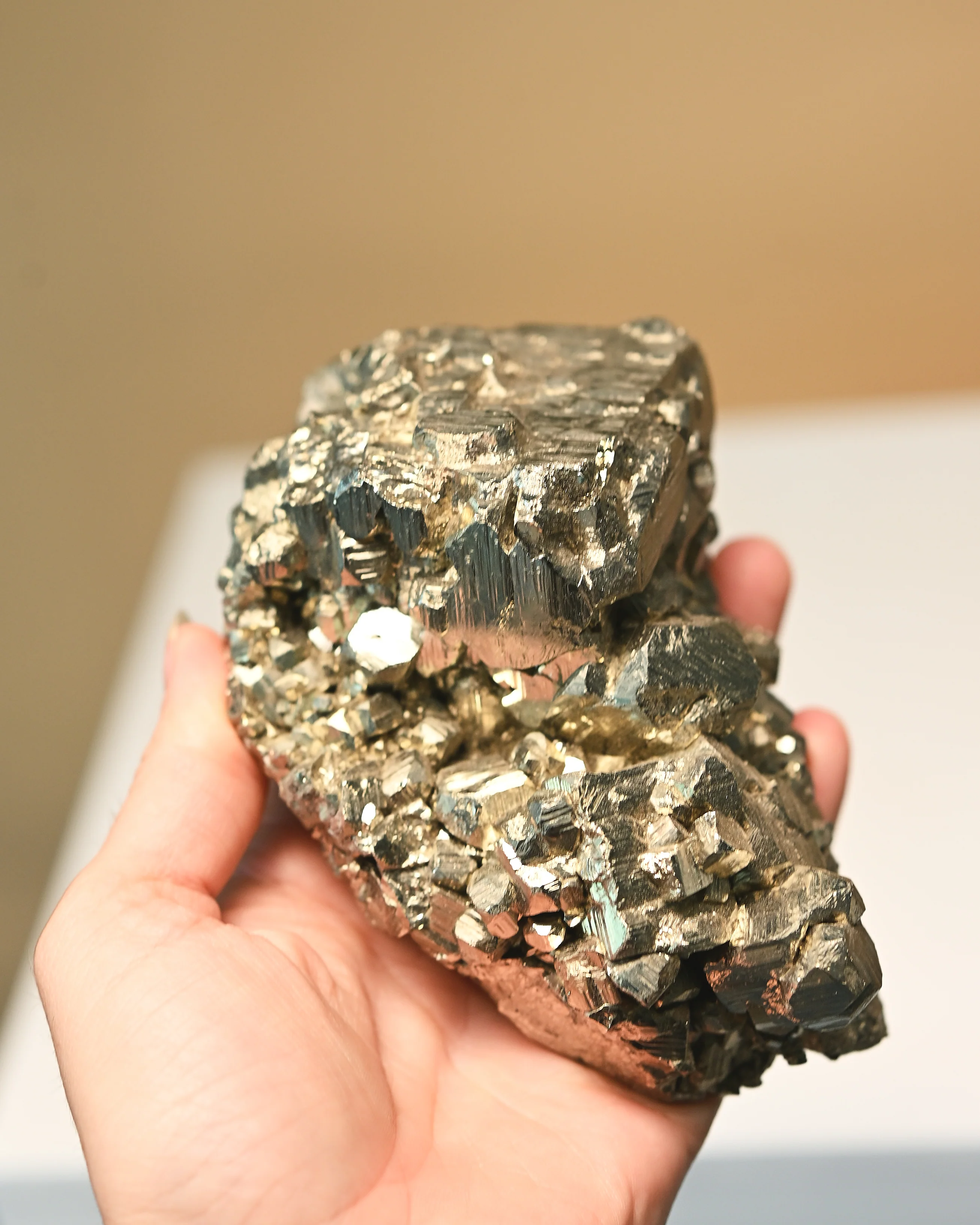 Pyrite Cubic Cluster 2.6lbs - Image 4