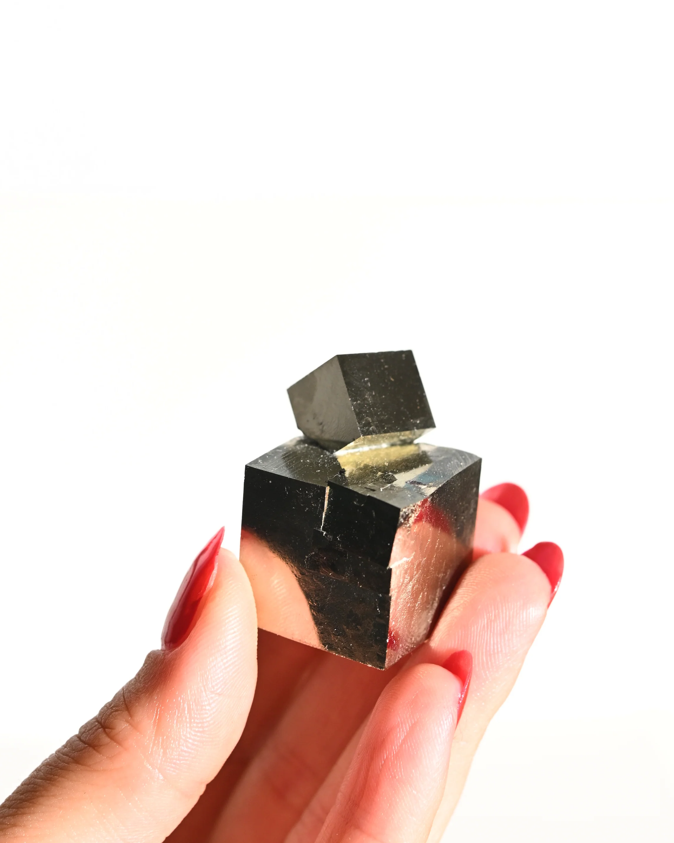 Pyrite Interlocking Cubes - Image 2