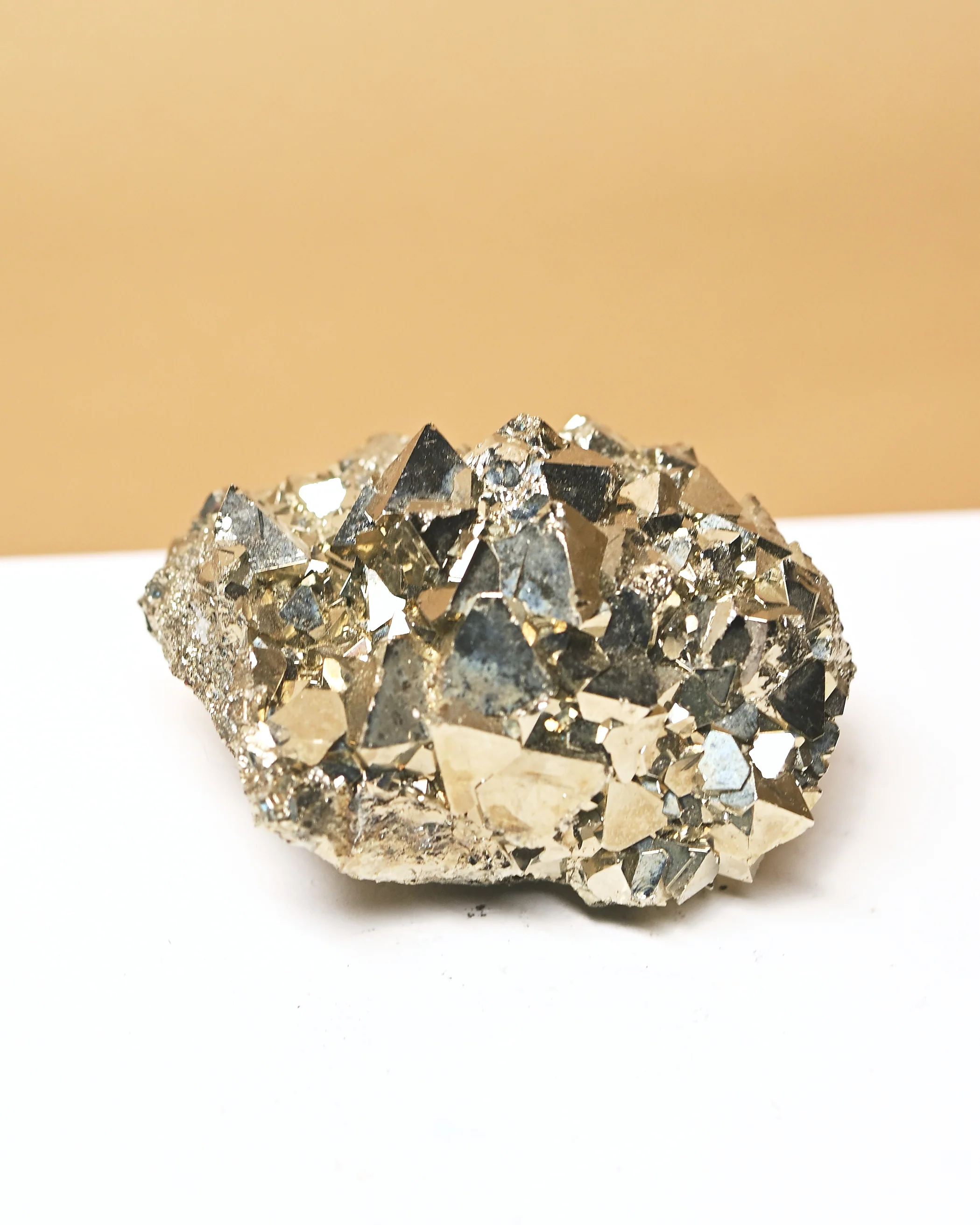 Octehedral Pyrite Cluster 4in - Image 3