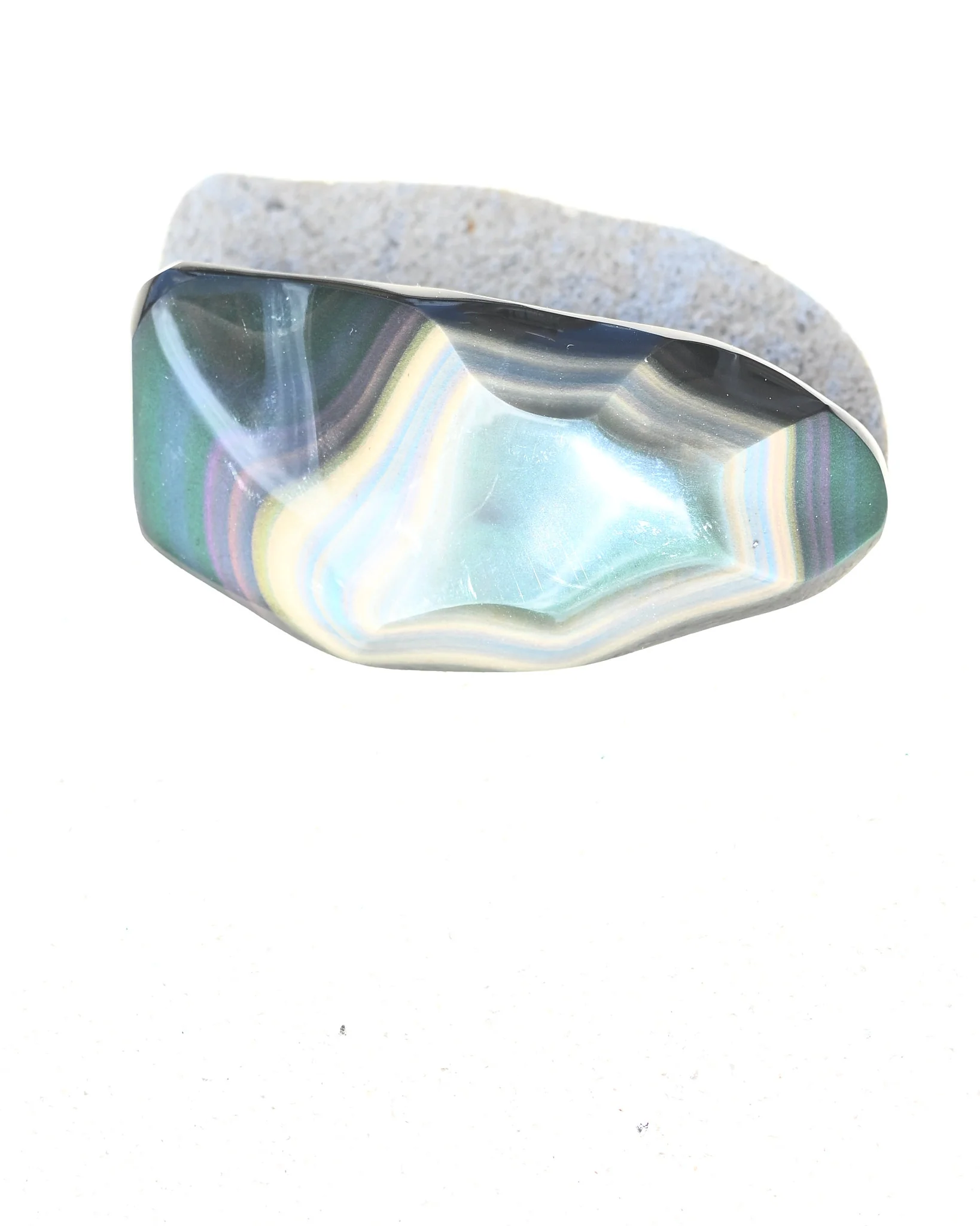 Rainbow Obsidian Abstract Freeform - Image 3