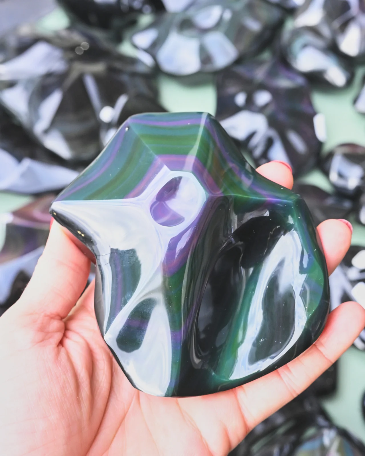 Rainbow Obsidian Freeform 4in - Image 4