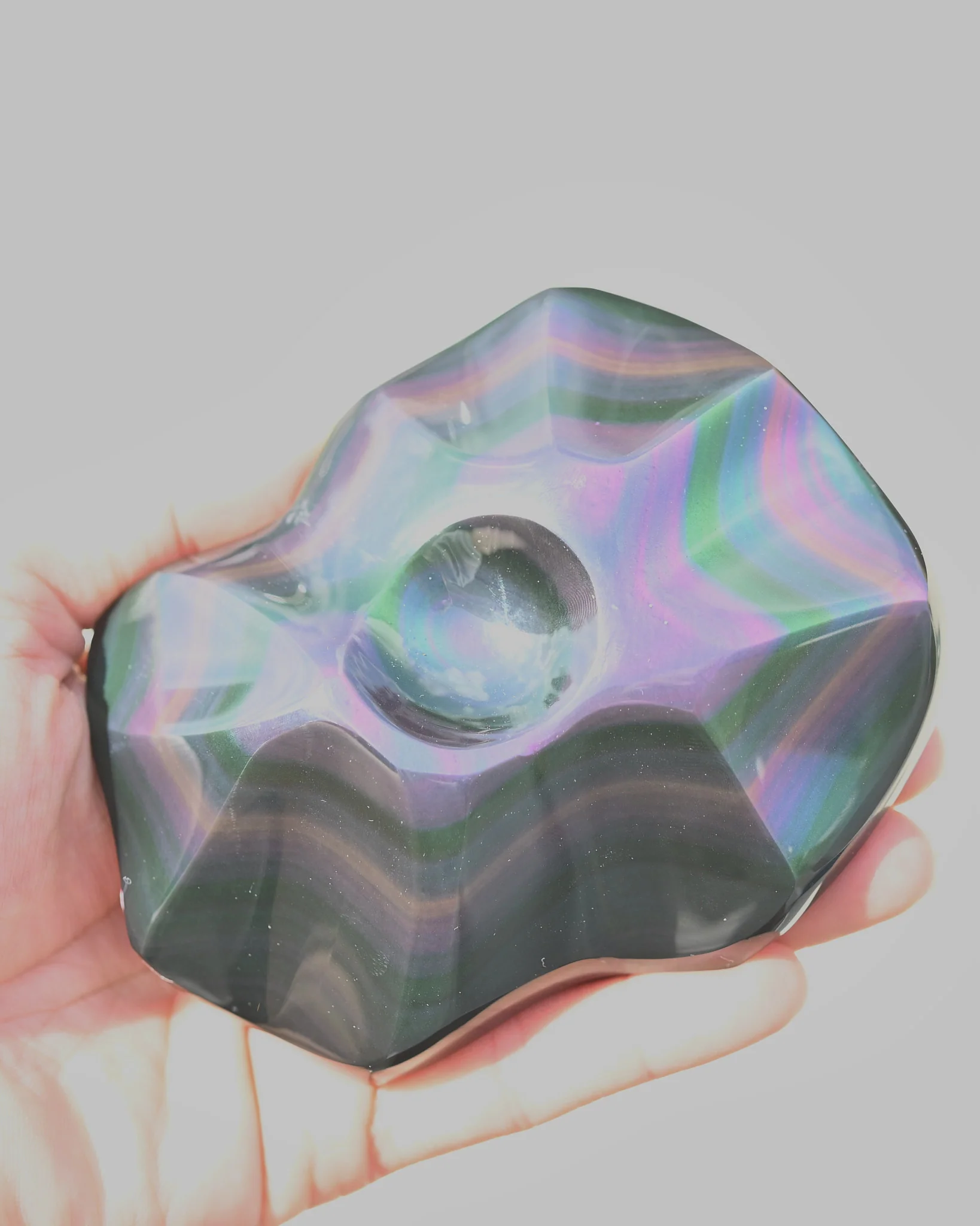 Rainbow Obsidian Freeform 4in - Image 6