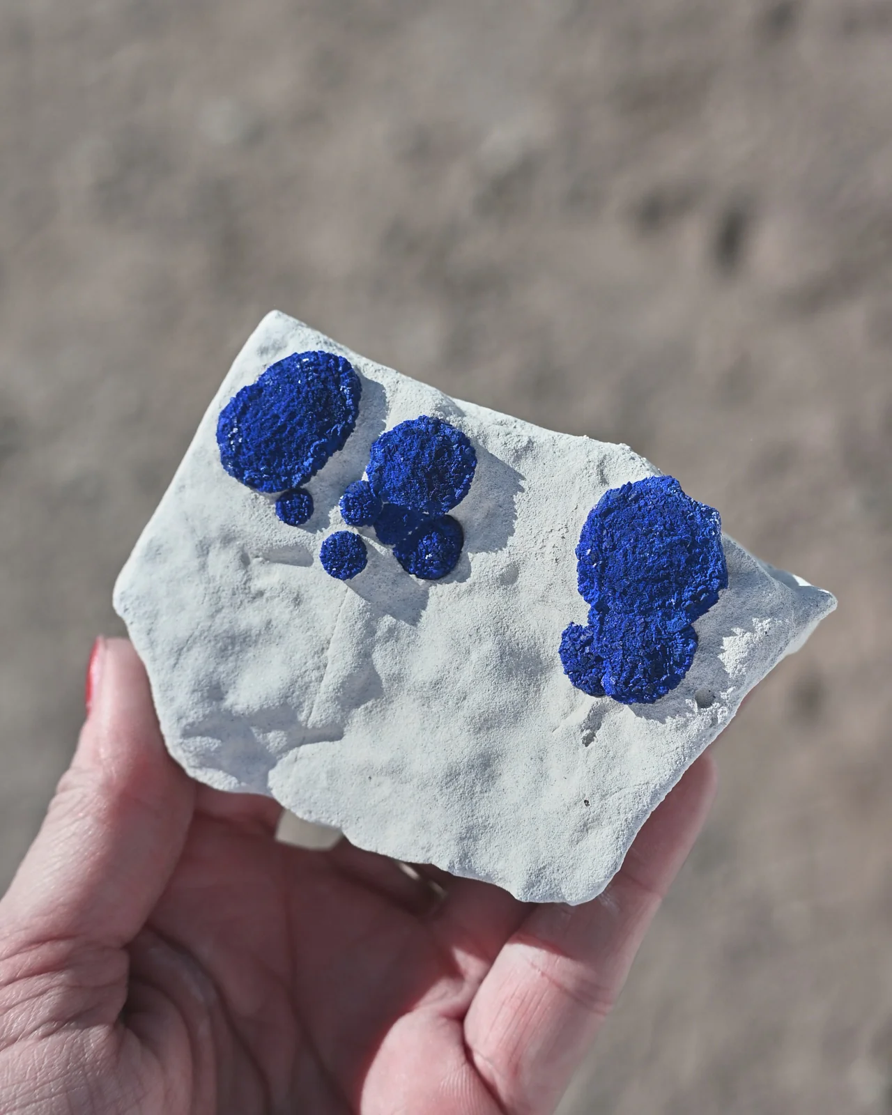 Rare Azurite Sun specimen - Image 4