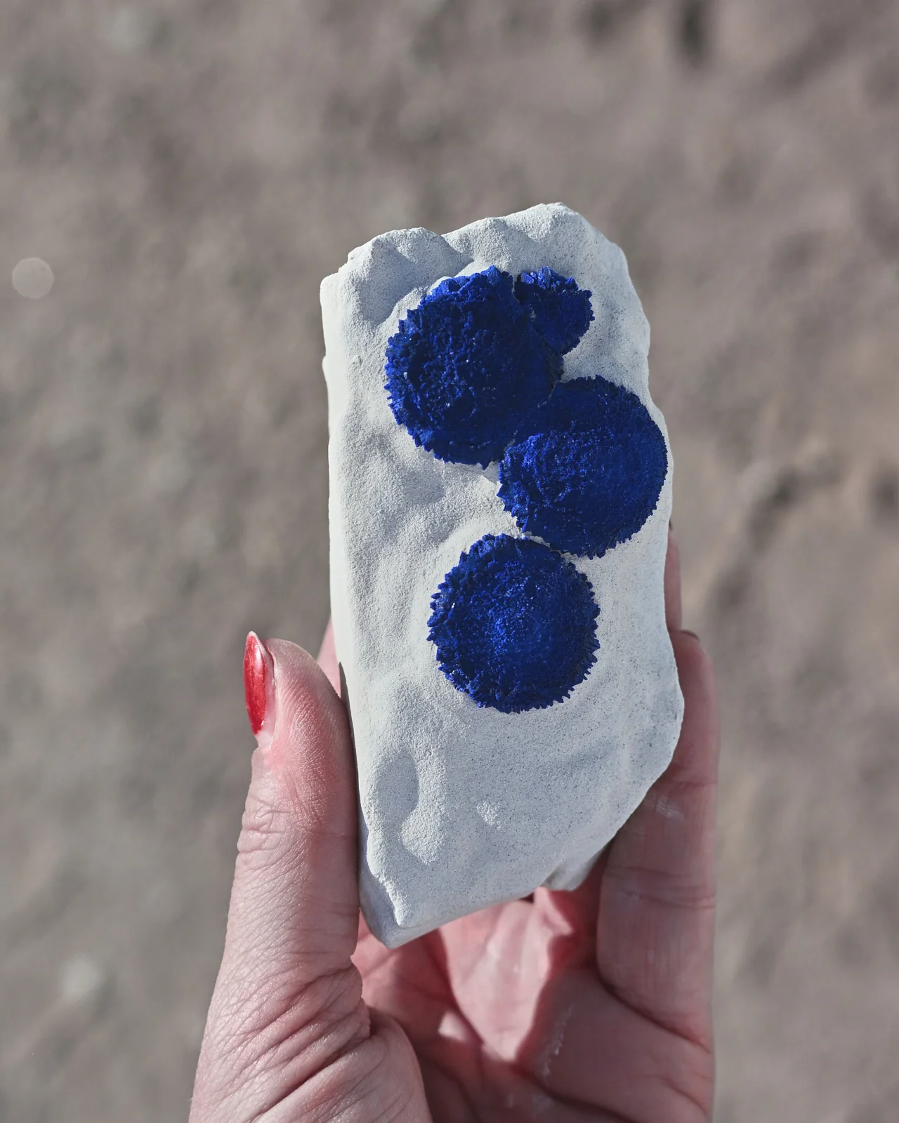 Rare Azurite Sun specimen - Image 3