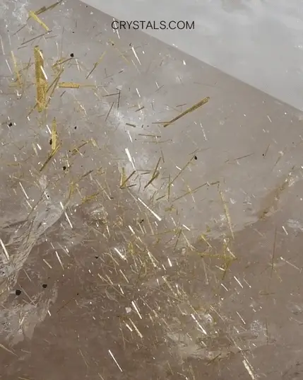 29lb Golden Rutile Smoky Quartz Double Terminated Point - Image 10