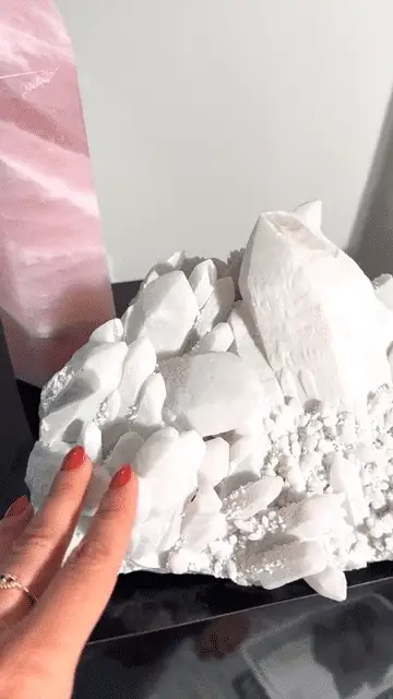 Rare XXL Frosted Peruvian Quartz Cluster 12lbs - Image 4