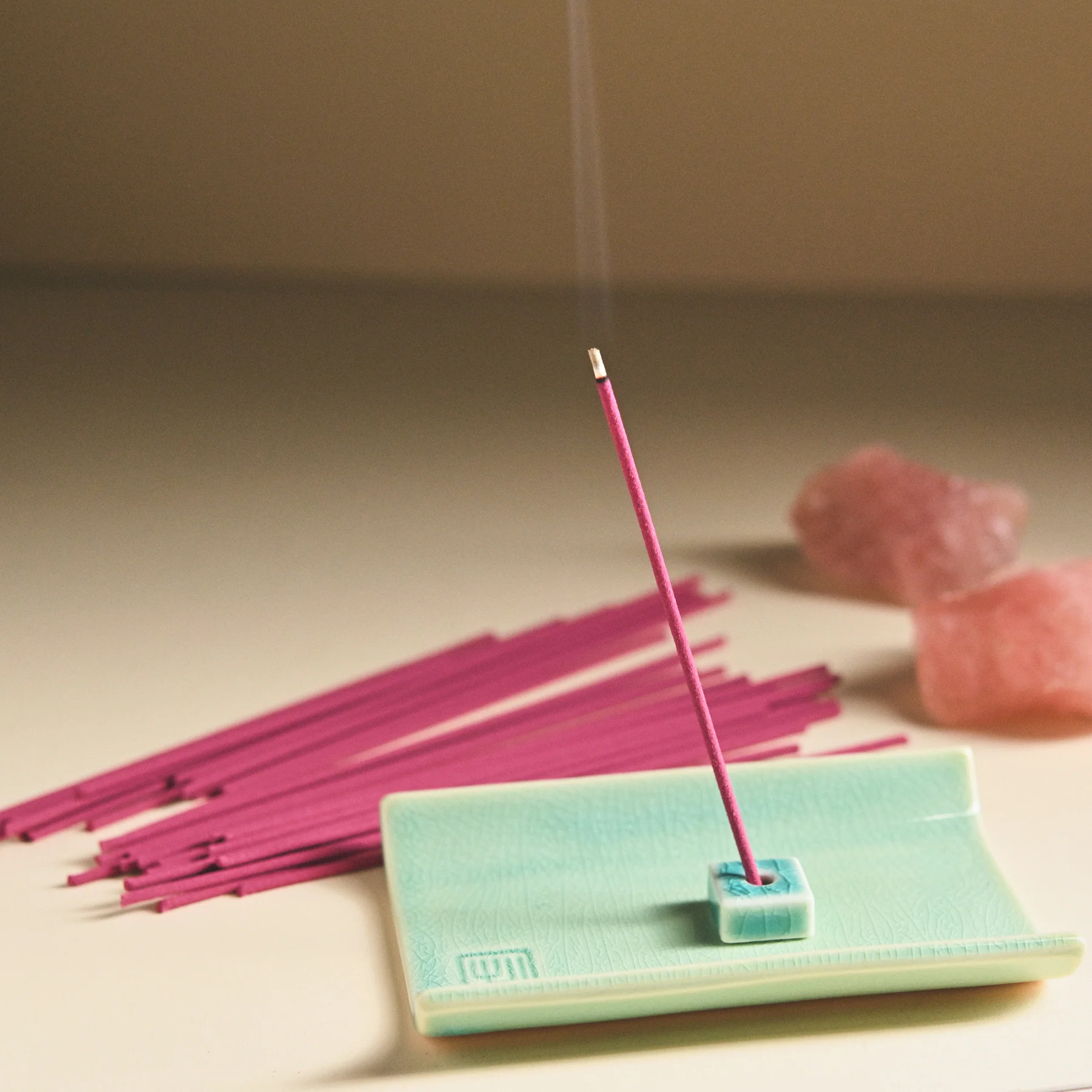 Rose Incense w/ ceramic holder 40 Sticks - Image 7